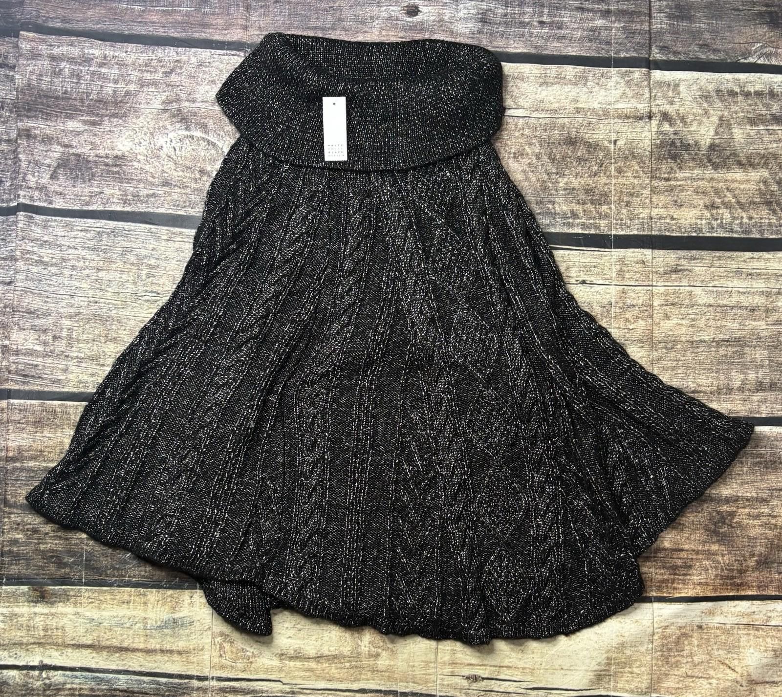 Other White House Black Market Poncho Sweater Womens M/L Ecru Marl Size L / US 10 / IT 46 - 1 Thumbnail