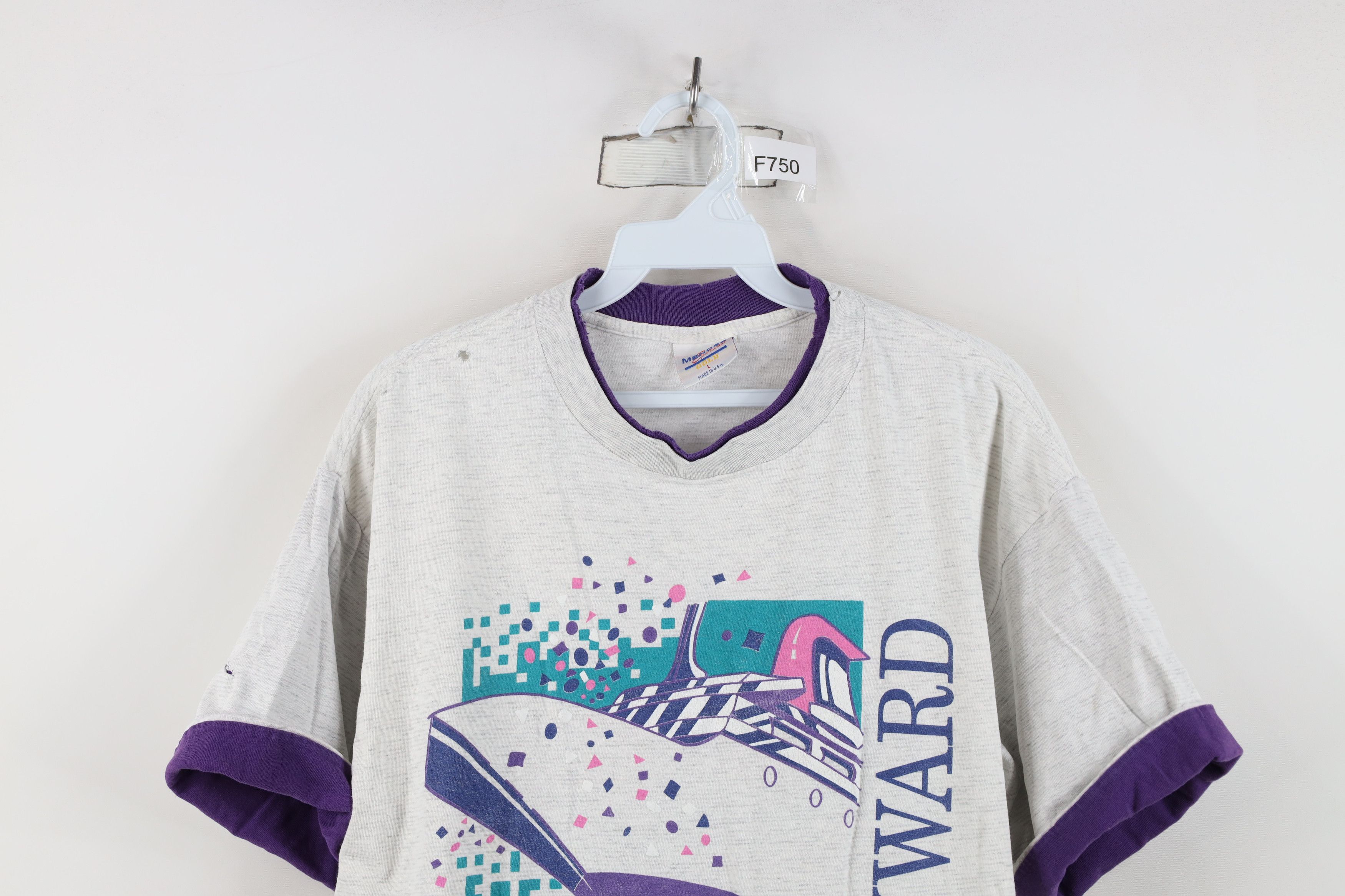 Vintage Vintage 90s Streetwear MS Sunward Cruise Ship T-Shirt USA Size L / US 10 / IT 46 - 2 Thumbnail