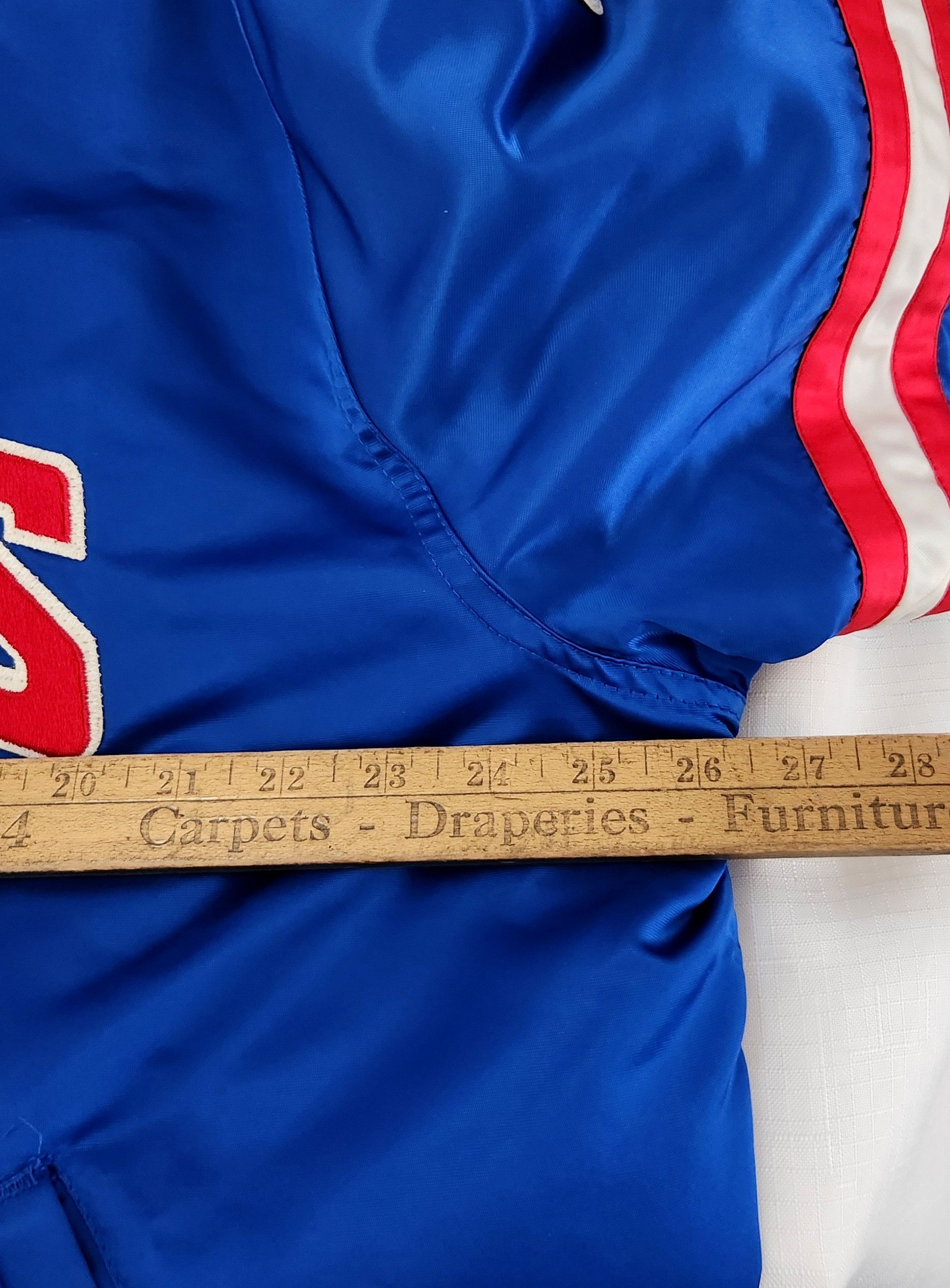 NFL × Starter × Vintage Starter True Vintage 80's New York Giants NFL Satin Football Size US XL / EU 56 / 4 - 11 Thumbnail