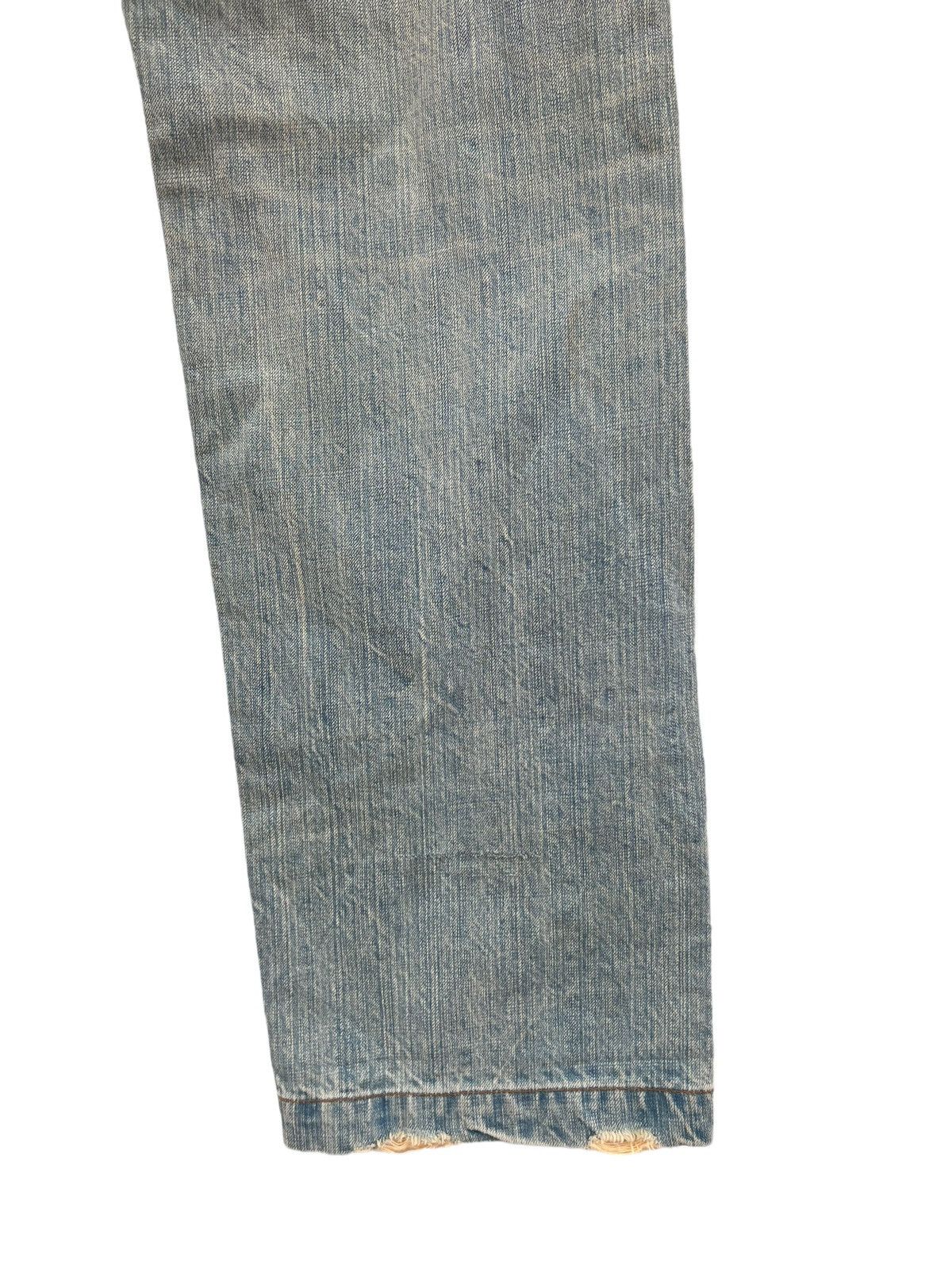 PHENOMENON PHENOMENON Japan Blue Studded Rips Ripped Baggy Denim Jeans Size US 36 / EU 52 - 22 Thumbnail