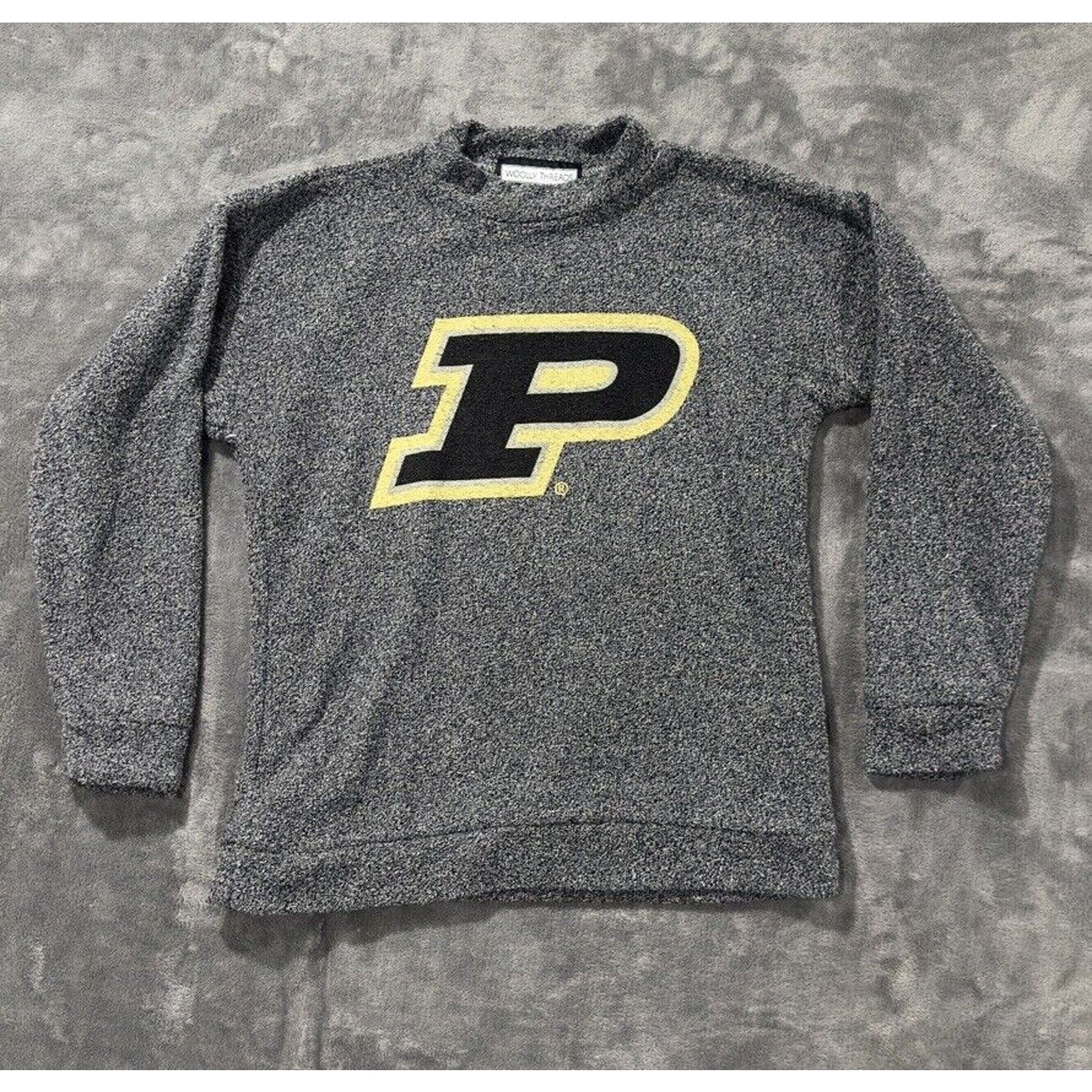 Other Woolly Threads Purdue University Sweatshirt Size S Fleece Size S / US 4 / IT 40 - 1 Thumbnail