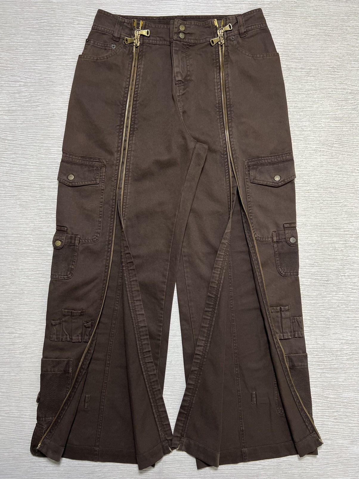 Dolce & Gabbana D&G - SS03 - Full Zip Parachute Aviator Cargo Pants Size US 28 / EU 44 - 2 Thumbnail