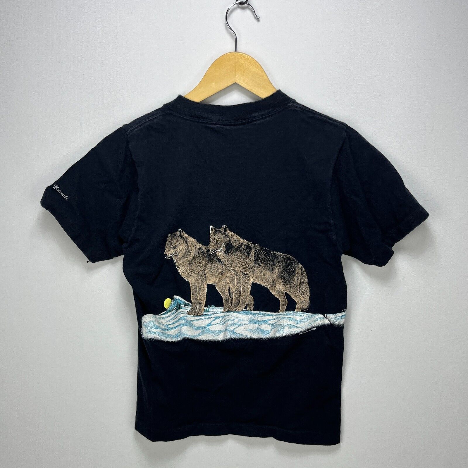 Vintage Vintage 90s Wolf Nature Animal Dog T-Shirt Small Made in USA Size US S / EU 44-46 / 1 - 3 Thumbnail