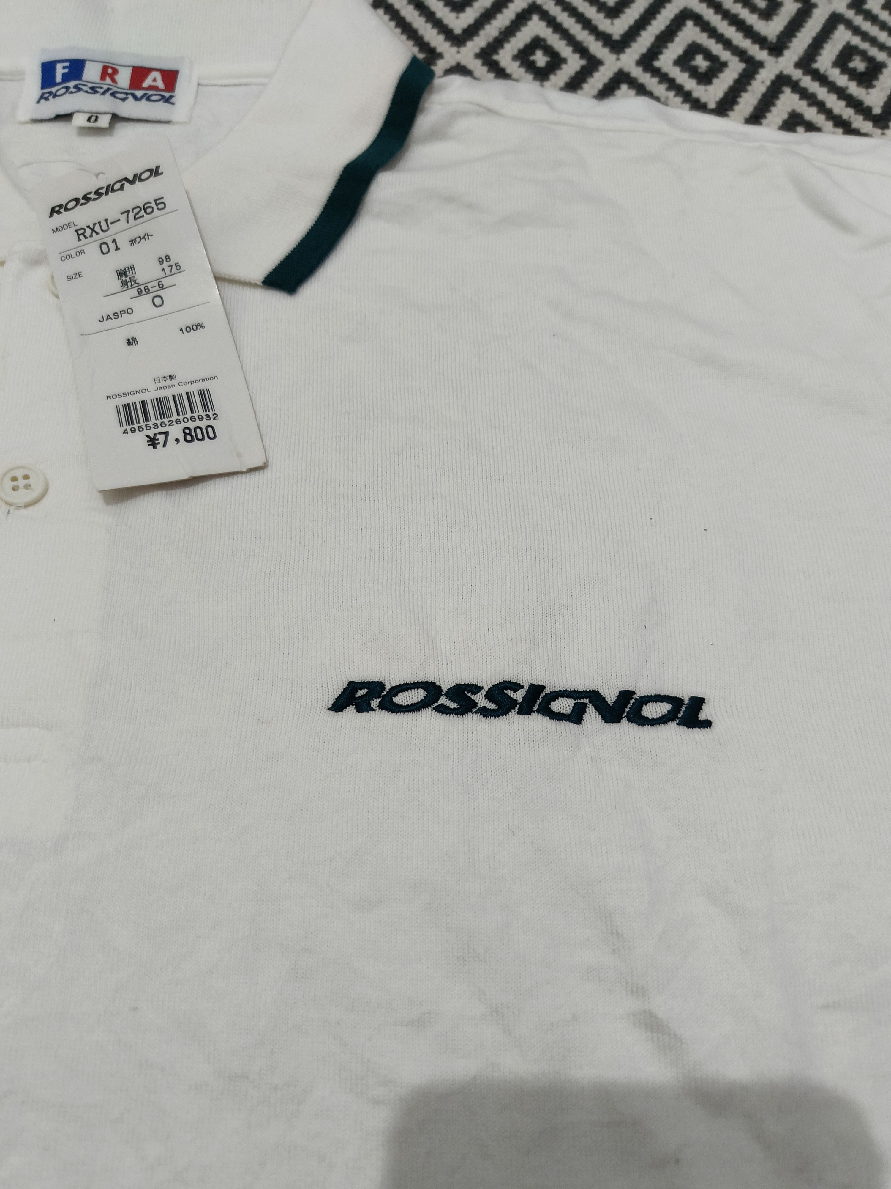 Japanese Brand Vintage Rossignol polo shirt Size US L / EU 52-54 / 3 - 3 Thumbnail