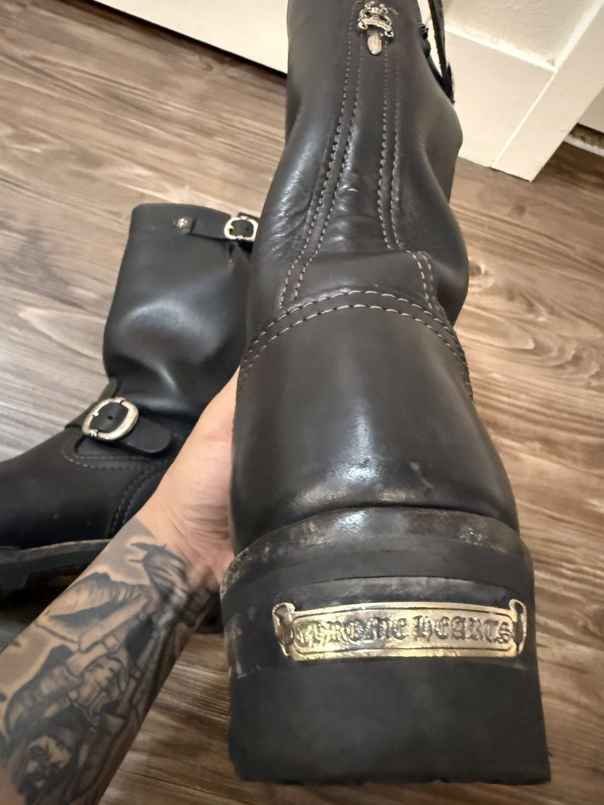 Chrome Hearts Chrome Hearts Wesco Engineer Boss boots Size US 8.5 / EU 41-42 - 8 Thumbnail