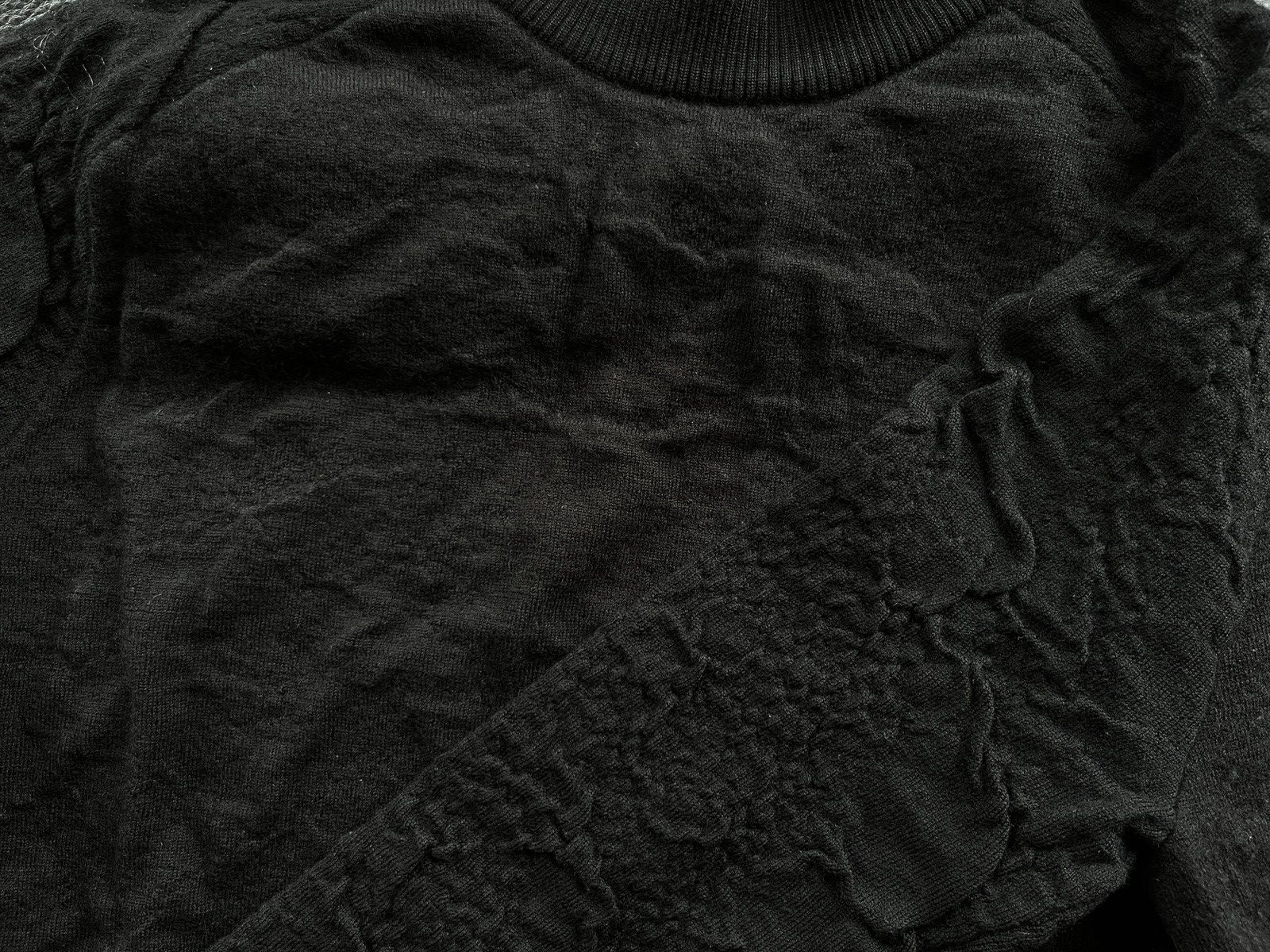 Maharishi Black double wool sweater Size US L / EU 52-54 / 3 - 5 Thumbnail