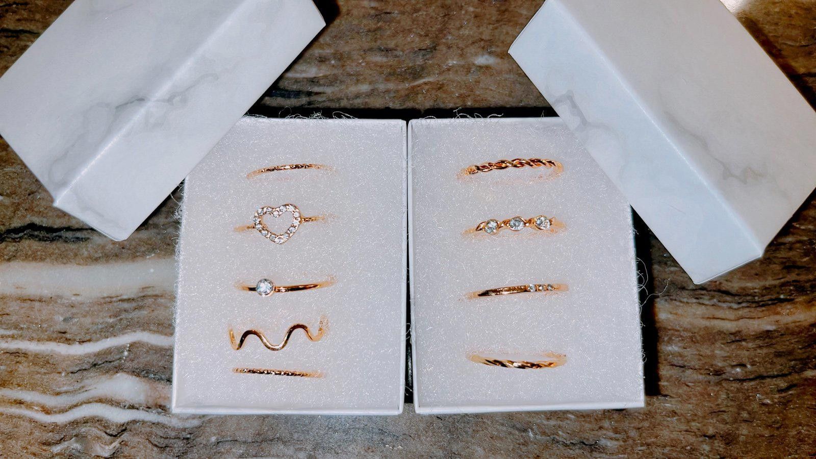 Other Queen Ring Stack (Set of 9 Rings) Size ONE SIZE - 2 Thumbnail