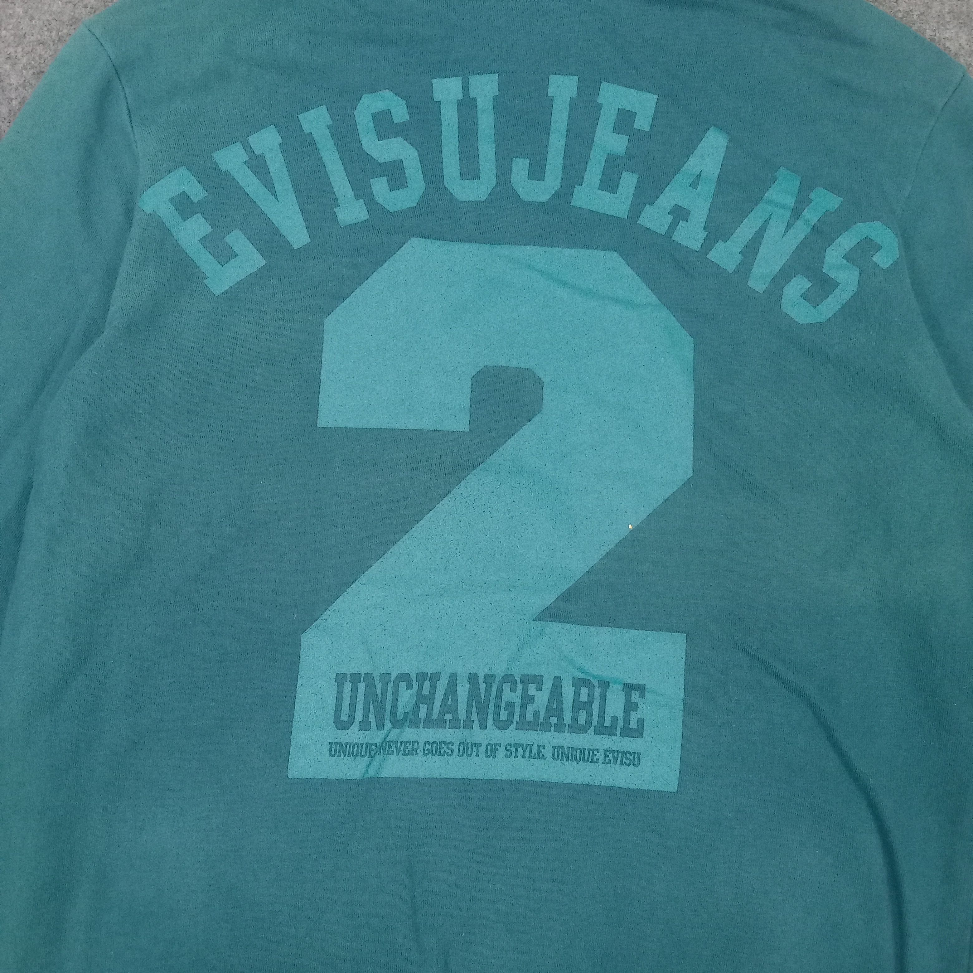 Japanese Brand × Vintage Evisu Jeans 2 Nice Design Sweatshirt With Hoodie Size US M / EU 48-50 / 2 - 2 Thumbnail