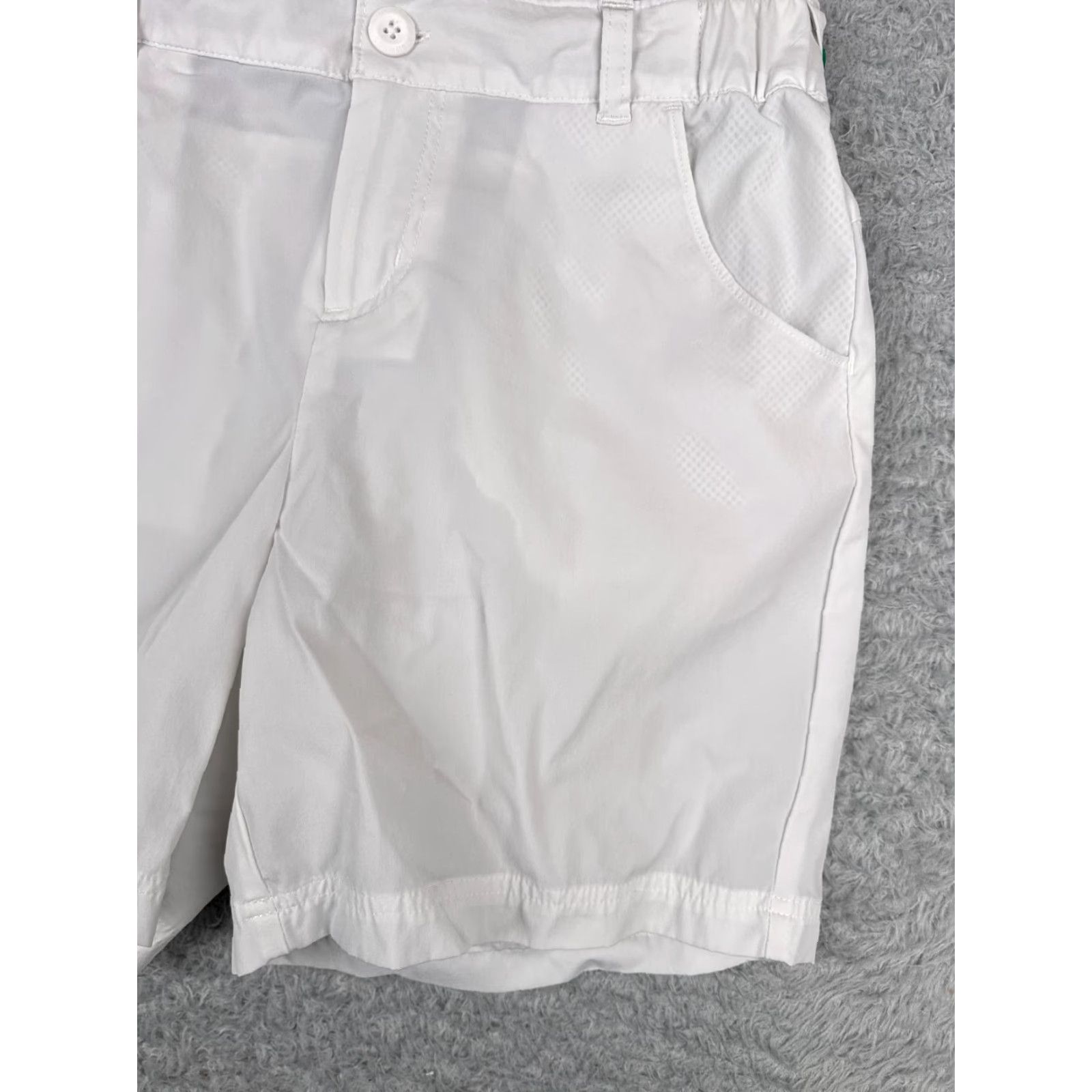Vintage Columbia Shorts Womens 8 White PFG Chino Nylon Blend Omni-Shield Boating Fishing Shirt Size 30" / US 8 / IT 44 - 4 Thumbnail