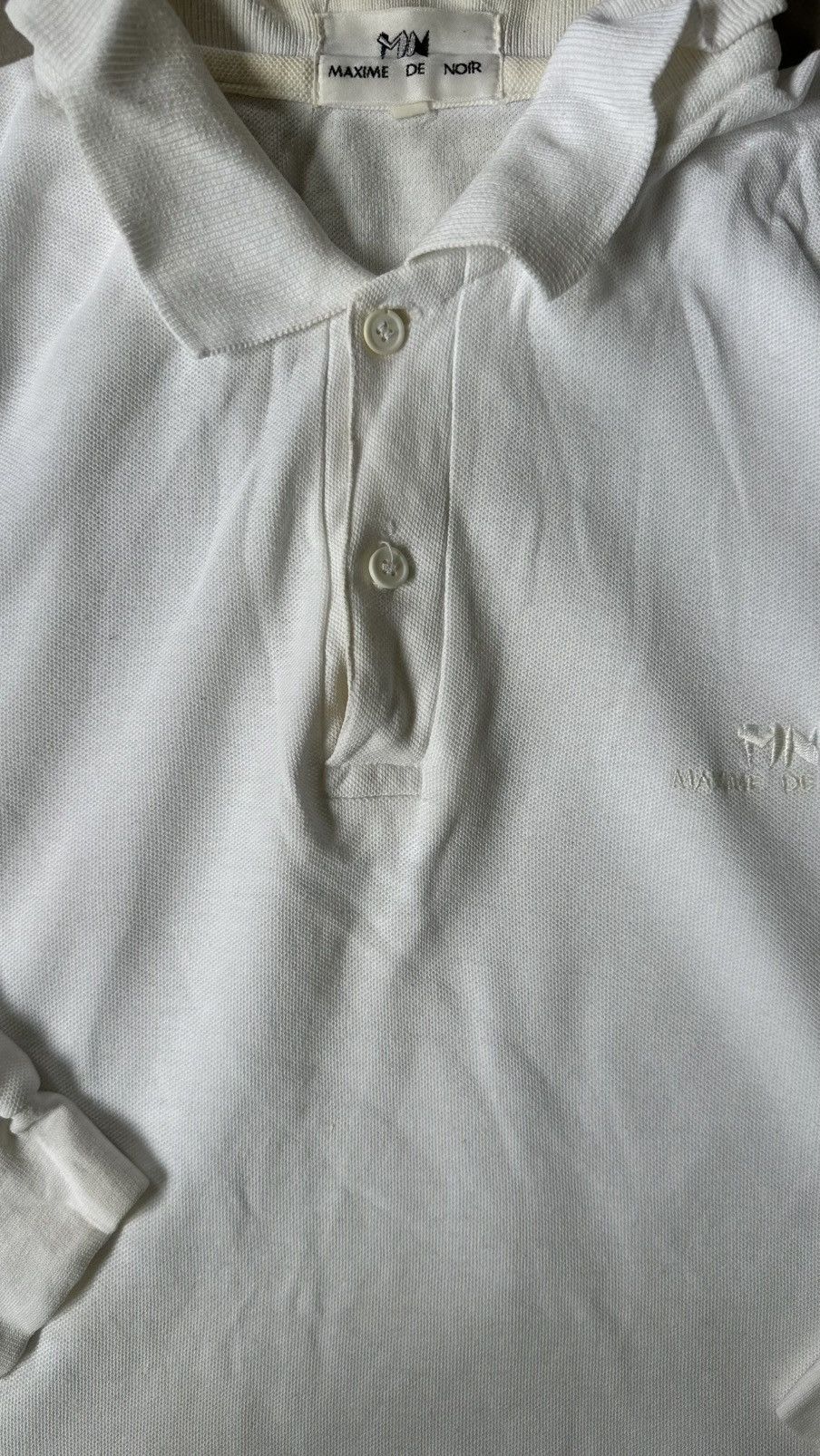 Japanese Brand VINTAGE MAXIME DE NOIR POLO LONG SLEEVE Size US M / EU 48-50 / 2 - 3 Thumbnail