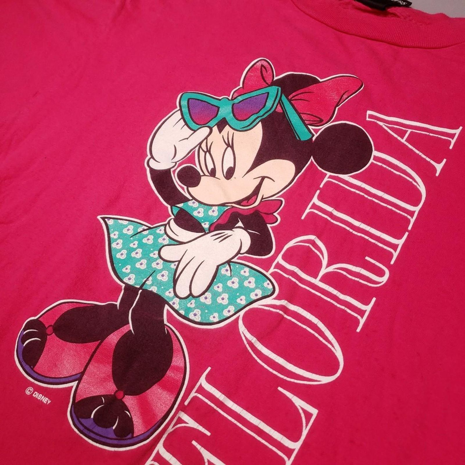 Mickey Unlimited Vintage 90s Mickey Unlimited Minnie Florida tee Womens Large Size L / US 10 / IT 46 - 2 Thumbnail