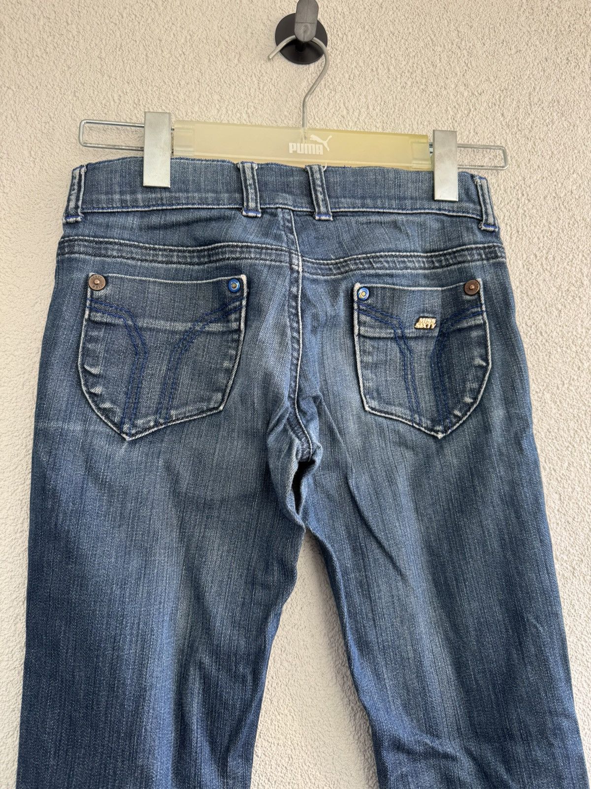 Miss Sixty Miss Sixty Girls Jeans Age 12 Blue Denim Y2K Size 24" / US 00 / IT 34 - 5 Thumbnail