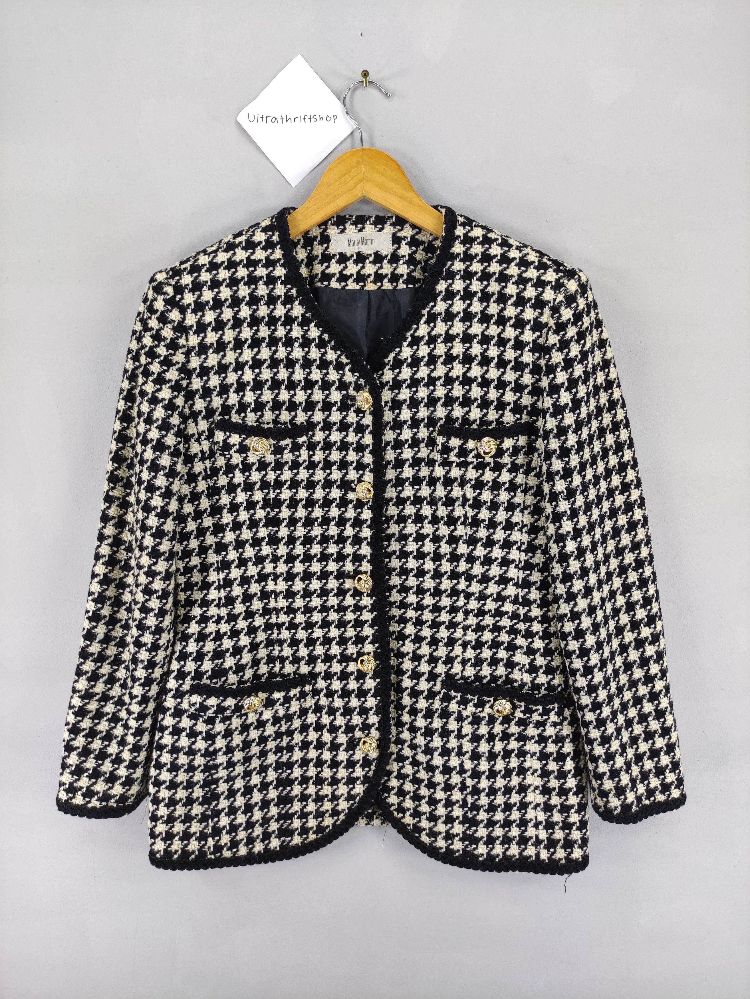 Japanese Brand Vintage Marily Martin Tweed Jacket Size S / US 4 / IT 40 - 1 Thumbnail