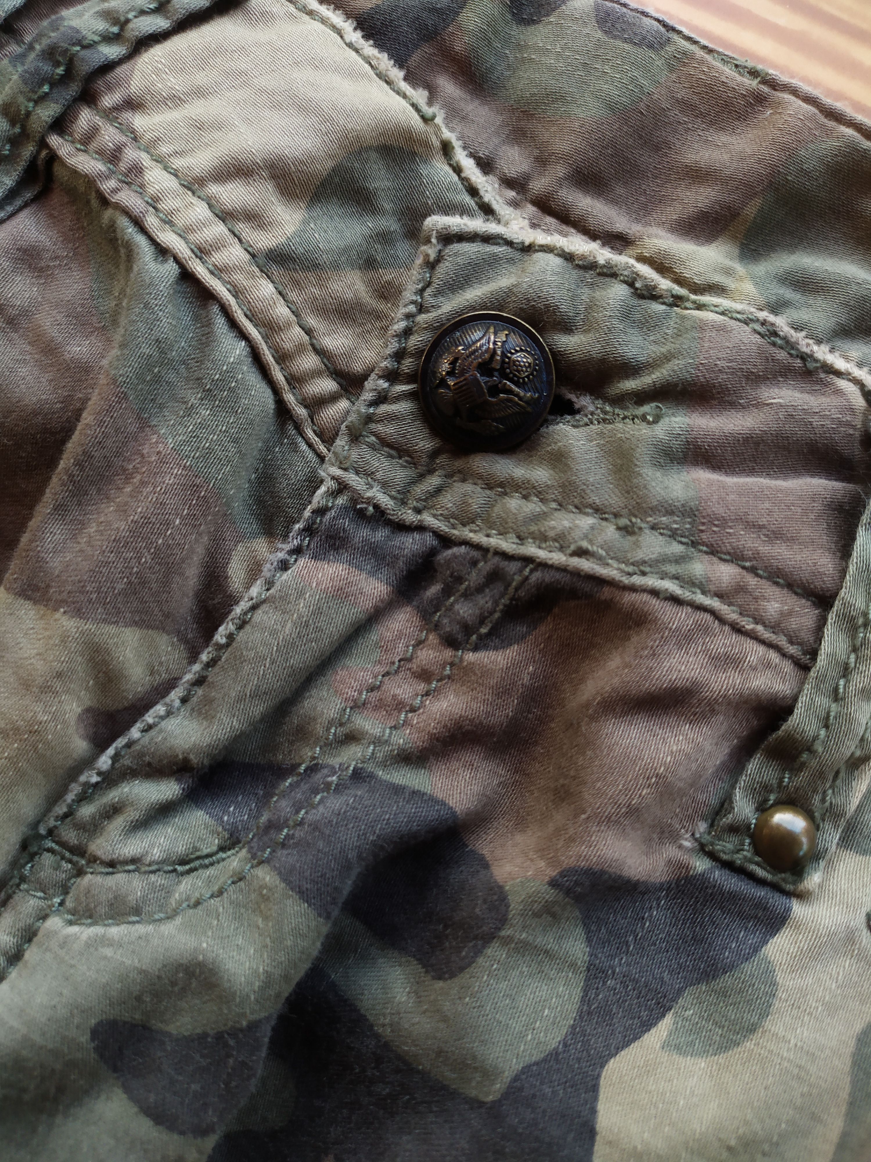 Japanese Brand × MOUSSY Moussy Camo multipocket Pants Size 24" / US 00 / IT 34 - 7 Thumbnail