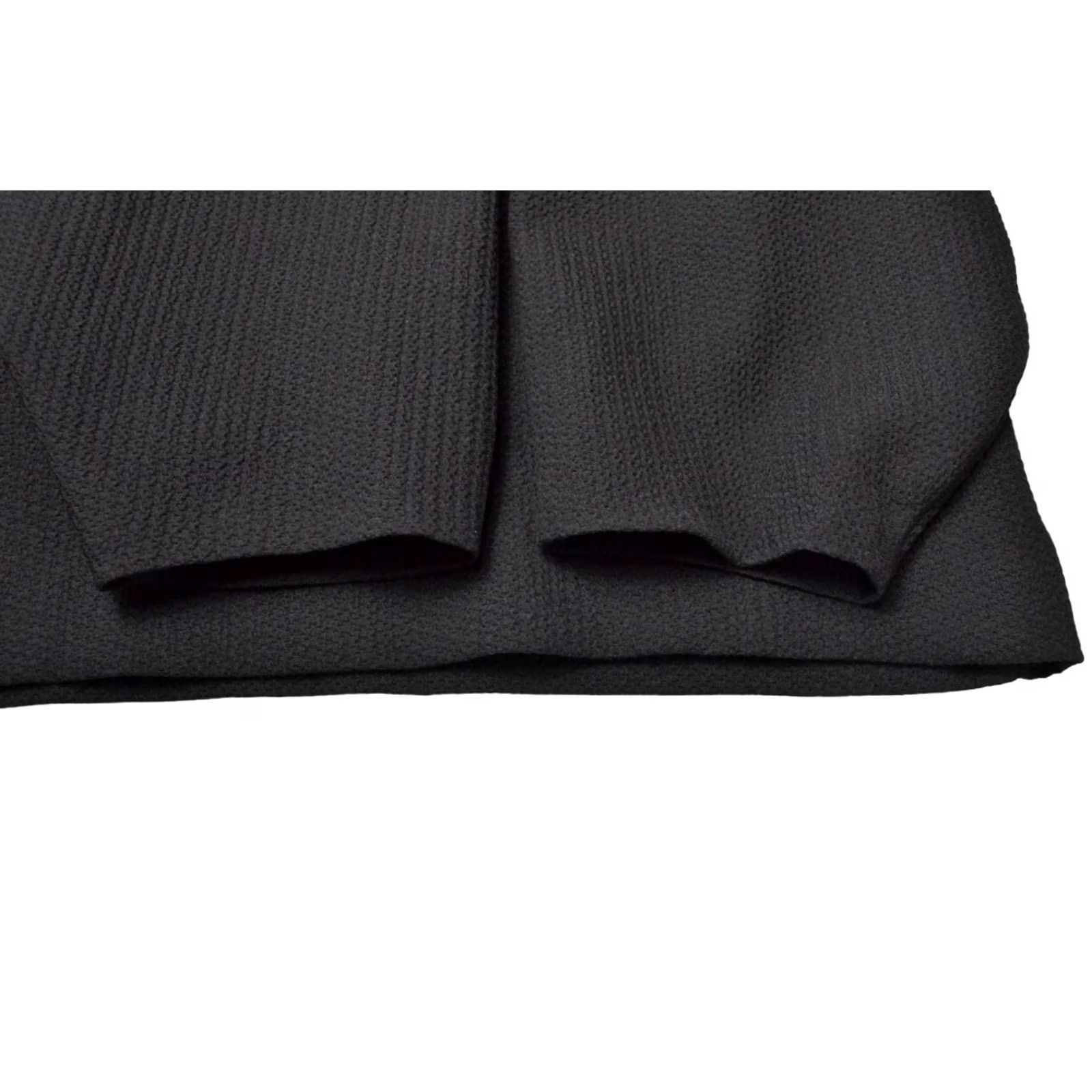 Cop Copine Cop Copine Tou Women's Blouse L Long Sleeve Round Collar Textured Black Size L / US 10 / IT 46 - 5 Thumbnail