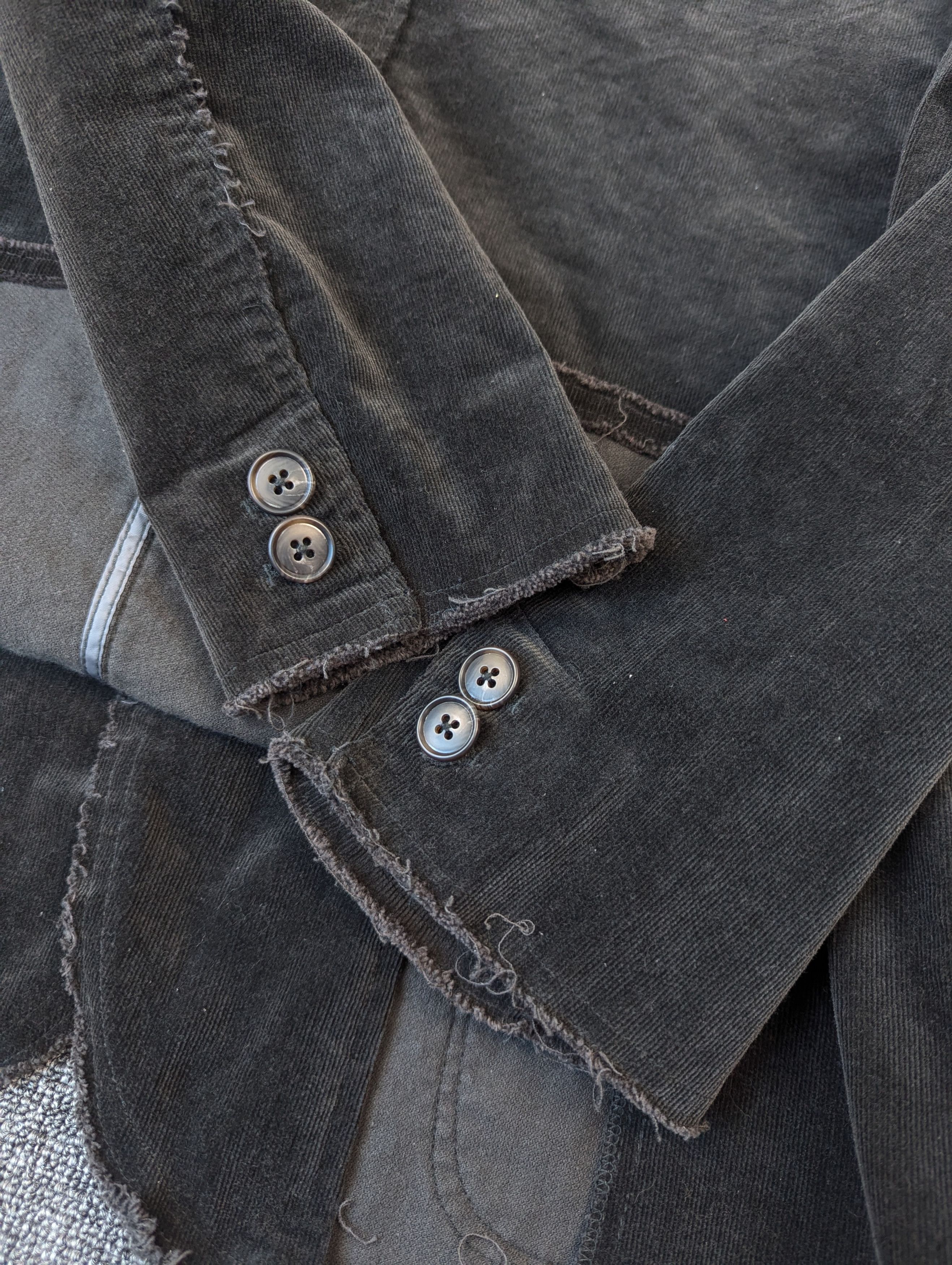 Modern Amusement Modern Amusement Distressed Style Velvet Corduroy Jacket Size US M / EU 48-50 / 2 - 12 Thumbnail