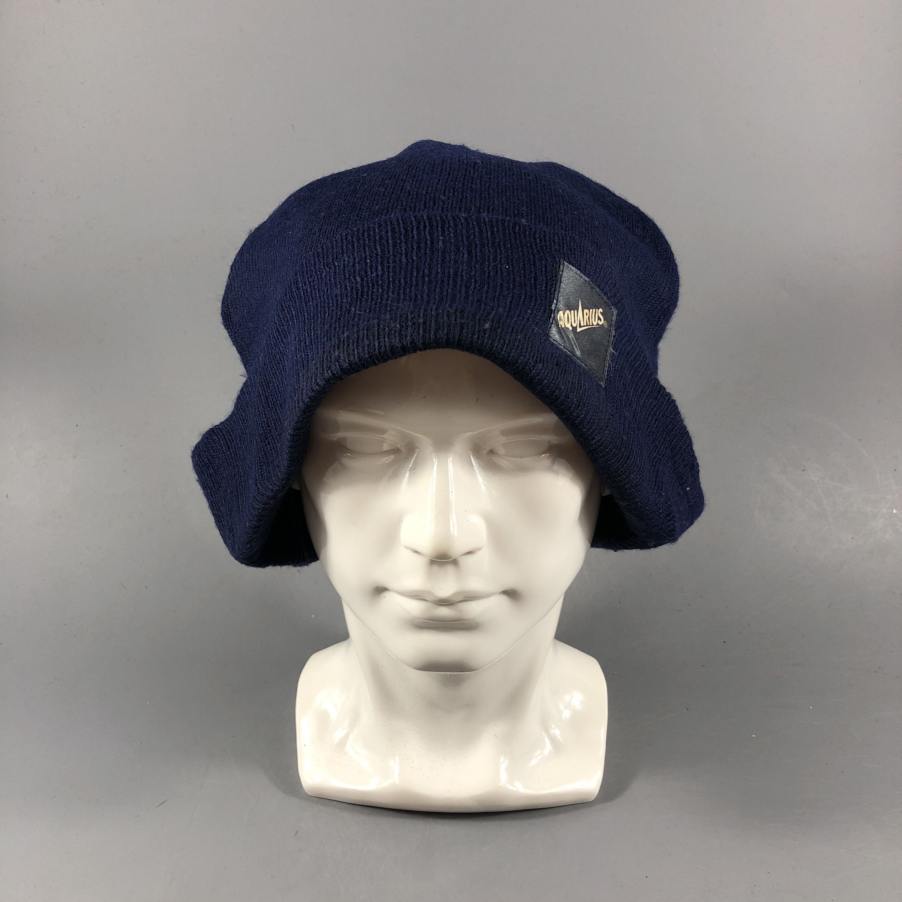 Vintage Aquarius Slouchy Beanie Snowcap Snow Hat B843 Size ONE SIZE - 1 Thumbnail