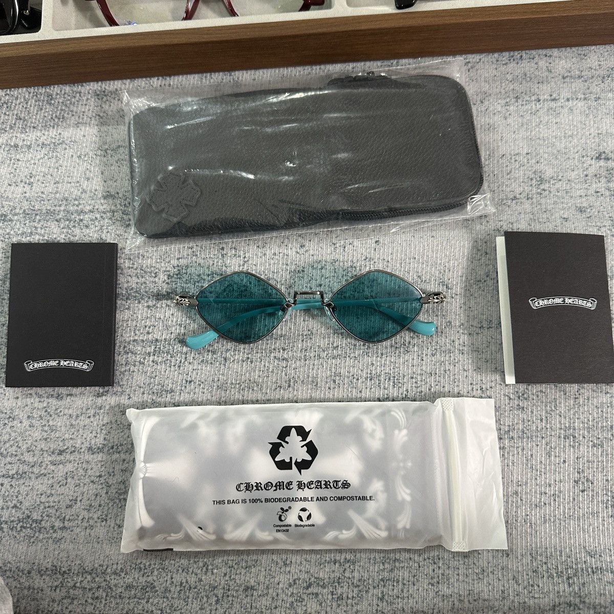 Chrome Hearts CHROME HEARTS DIAMOND DOG SUNGLASSES Size ONE SIZE - 2 Thumbnail