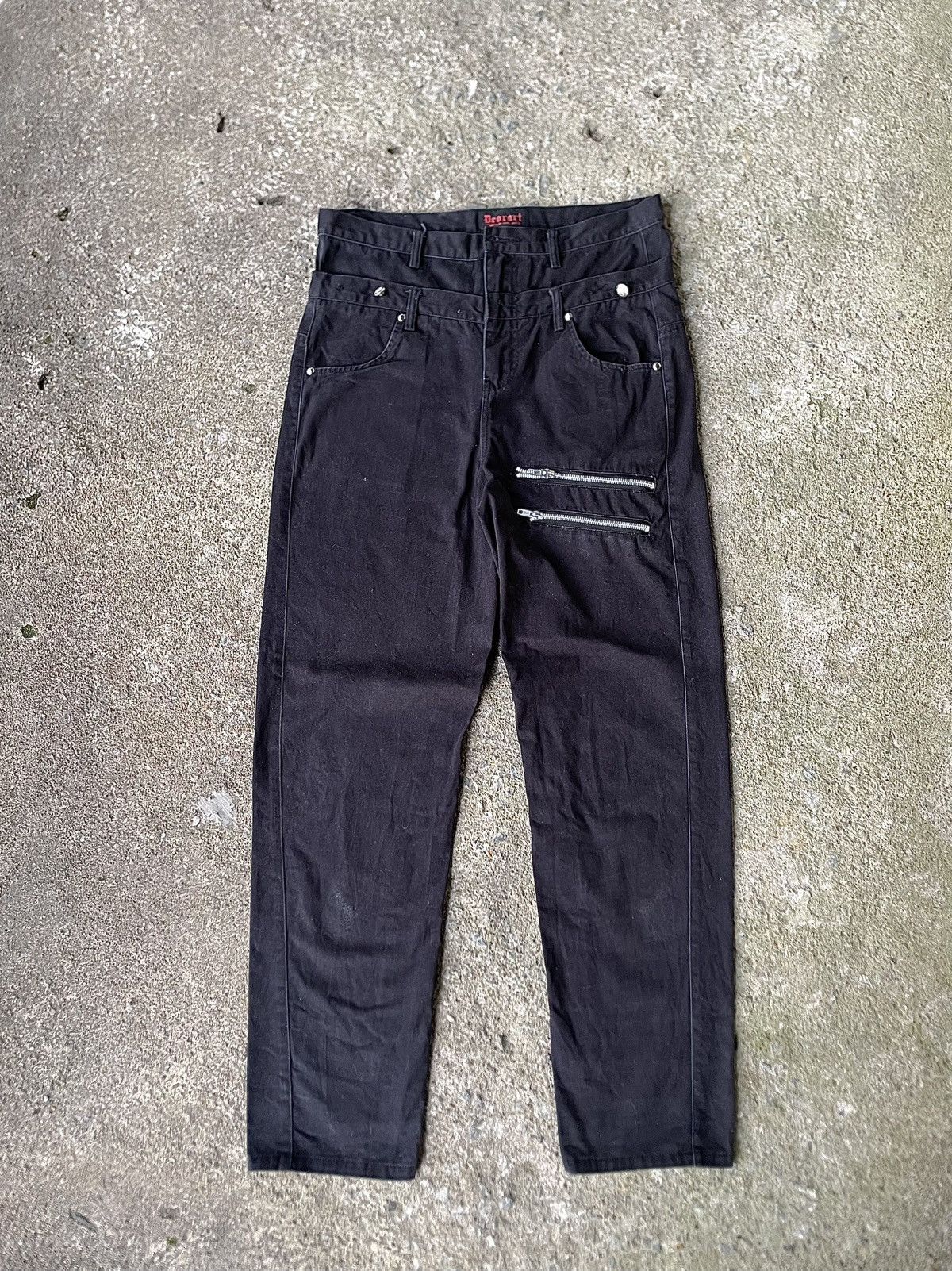Japanese Brand Bondage Deorart Double Waist Pants Lgb Ifsix Style Size US 30 / EU 46 - 1 Thumbnail