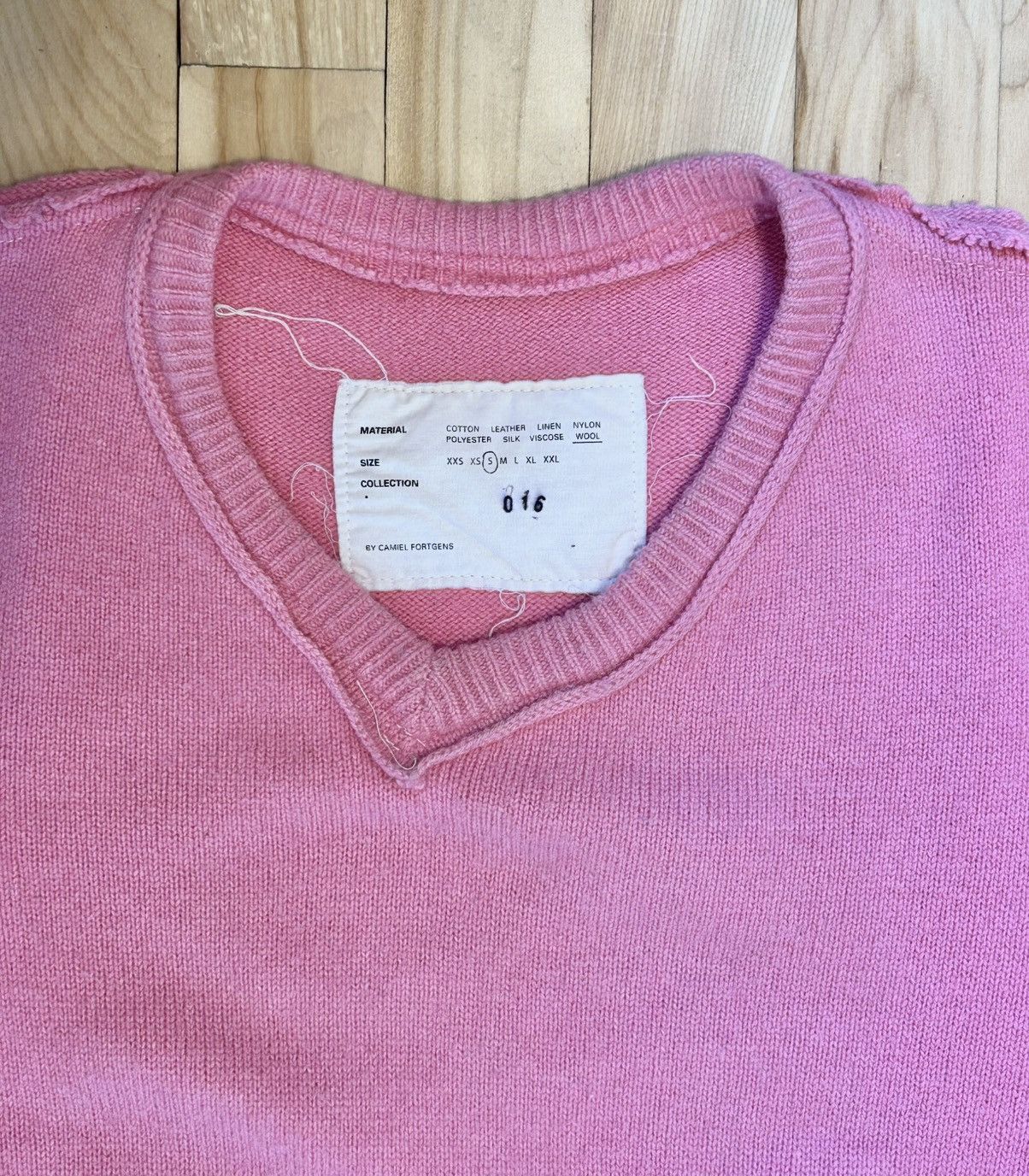 Camiel Fortgens Frankenstein V-Neck Sweater Size US S / EU 44-46 / 1 - 3 Thumbnail