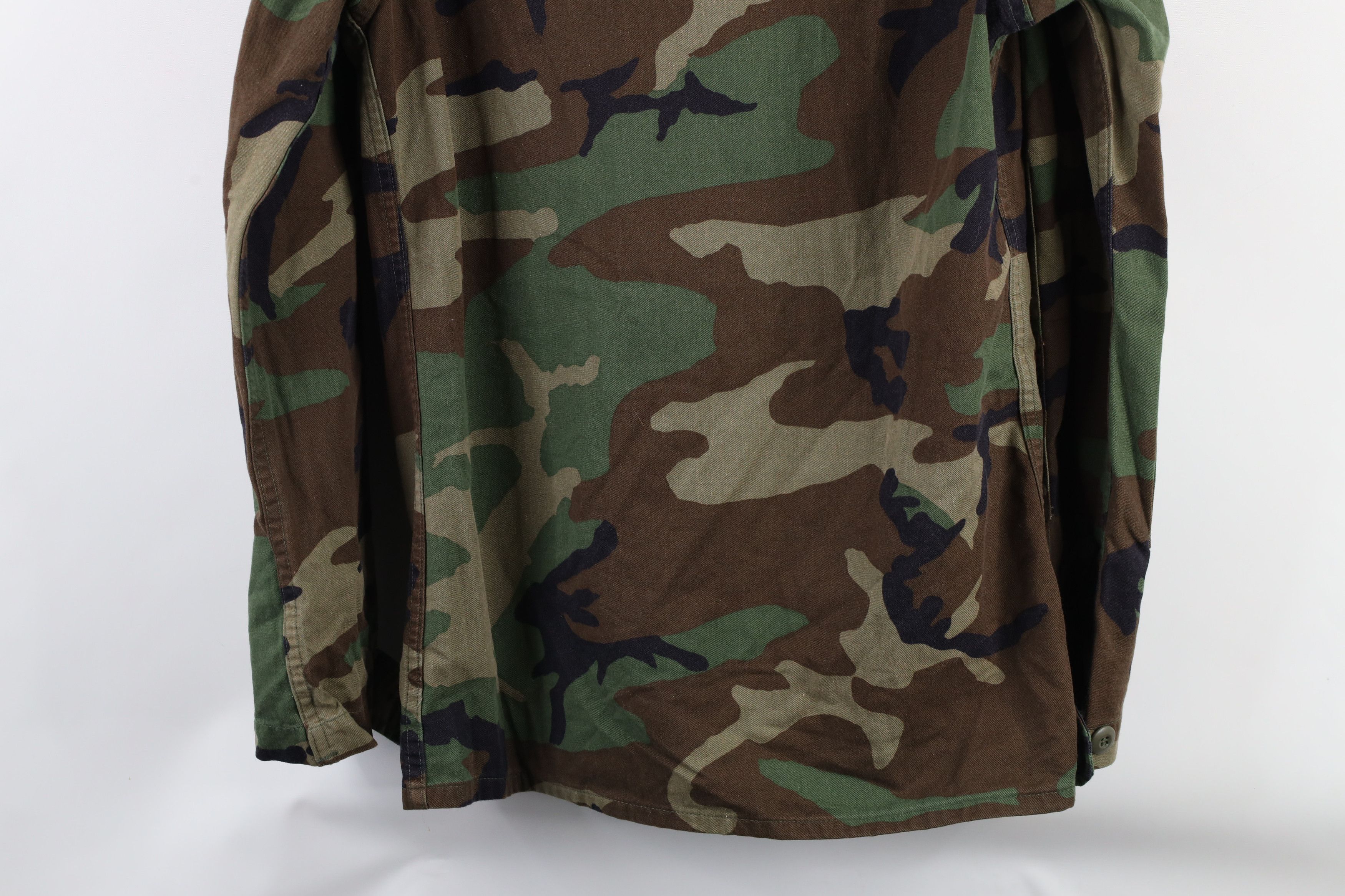 Vintage Vintage 90s USMC Woodland Camouflage Combat Coat Jacket USA Size US S / EU 44-46 / 1 - 14 Thumbnail