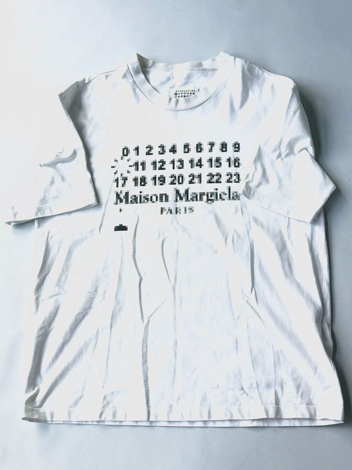 Maison Margiela Maison Margiela Mosaic T-shirt White Size US S / EU 44-46 / 1 - 1 Thumbnail