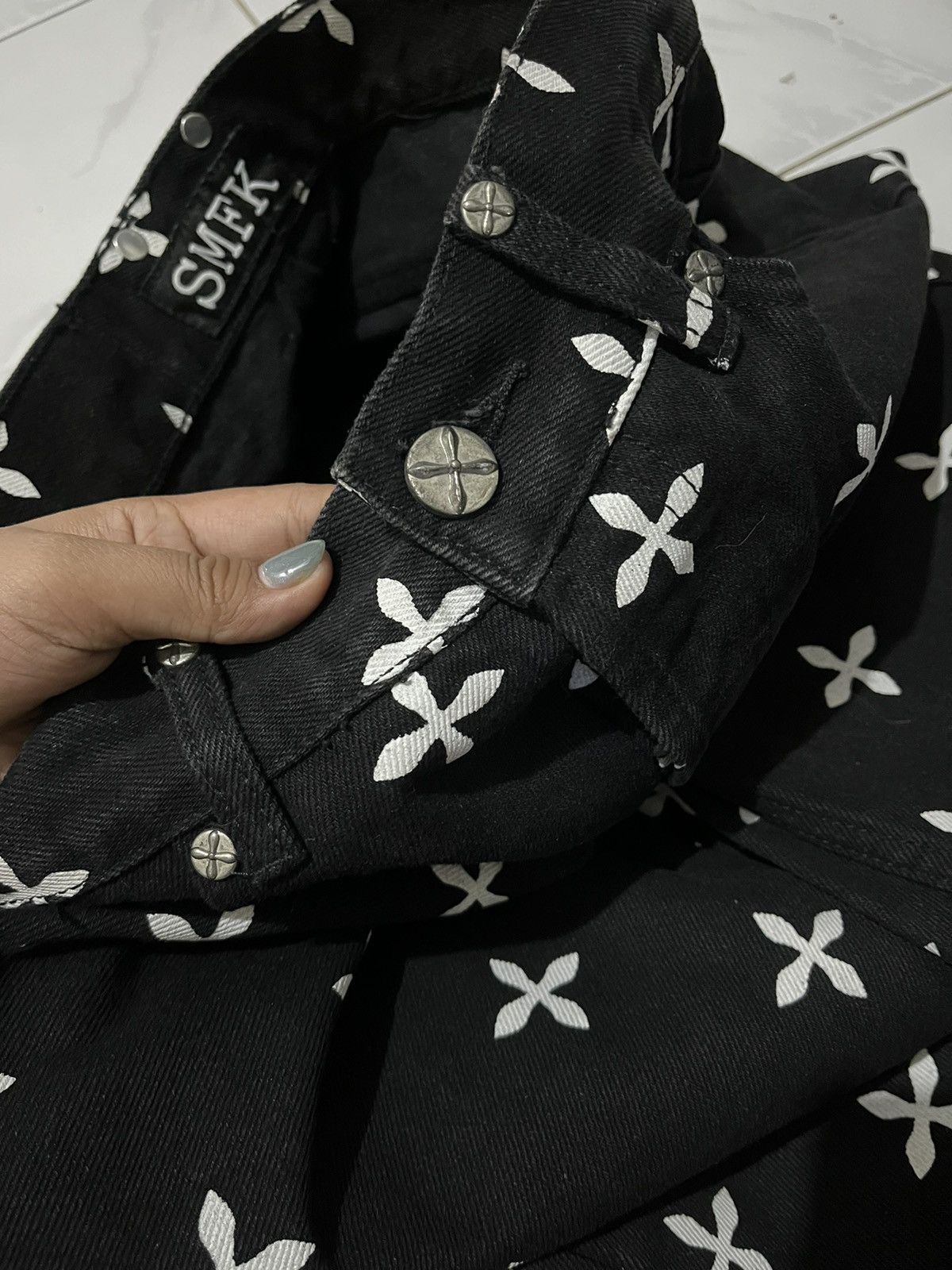 Japanese Brand SMFK FULL PATTERN PANTS Size US 27 - 11 Thumbnail