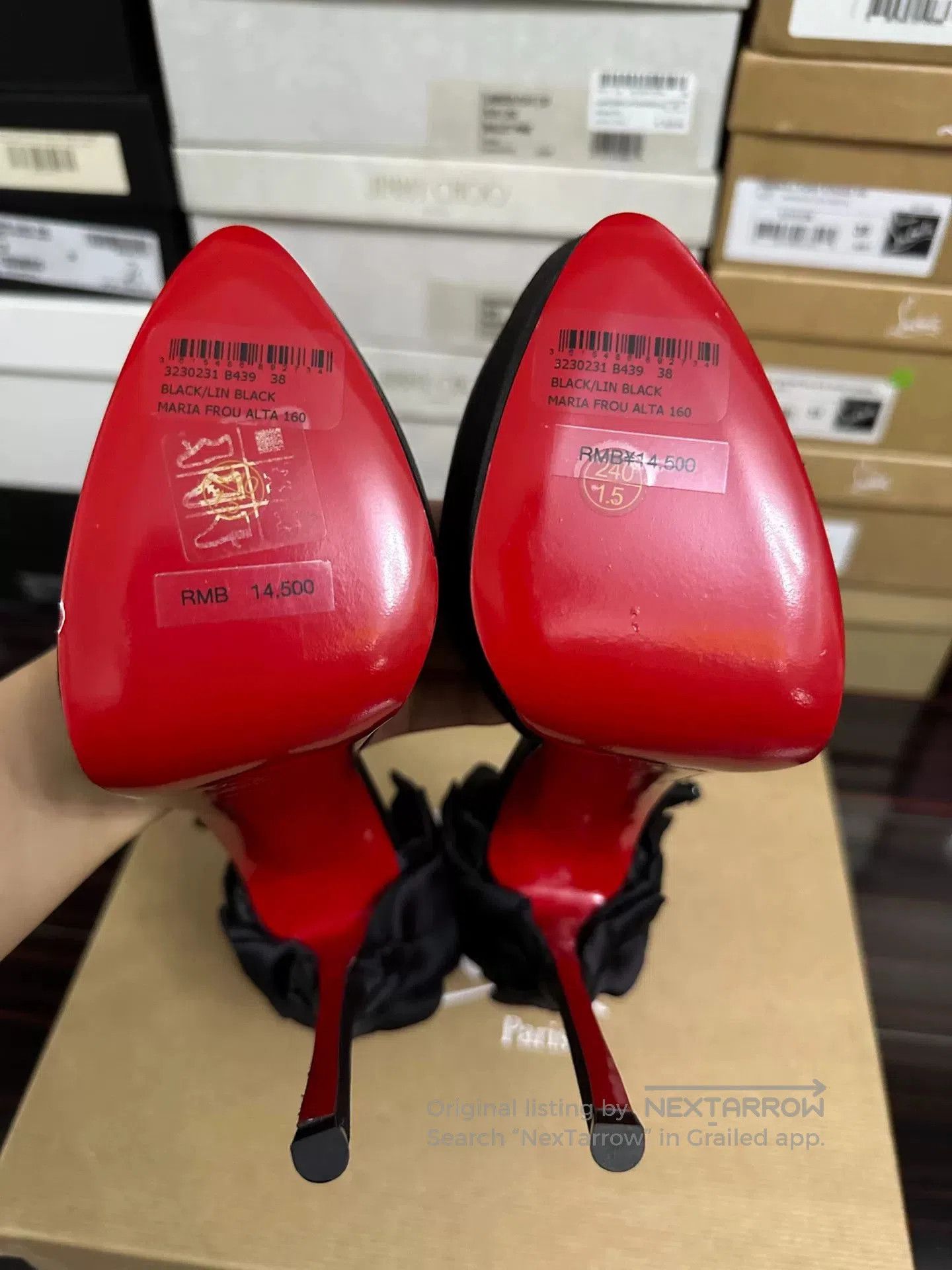 Christian Louboutin Christian Louboutin Limited Court Runway Red Sole Heels. Size US 7 / IT 37 - 7 Thumbnail