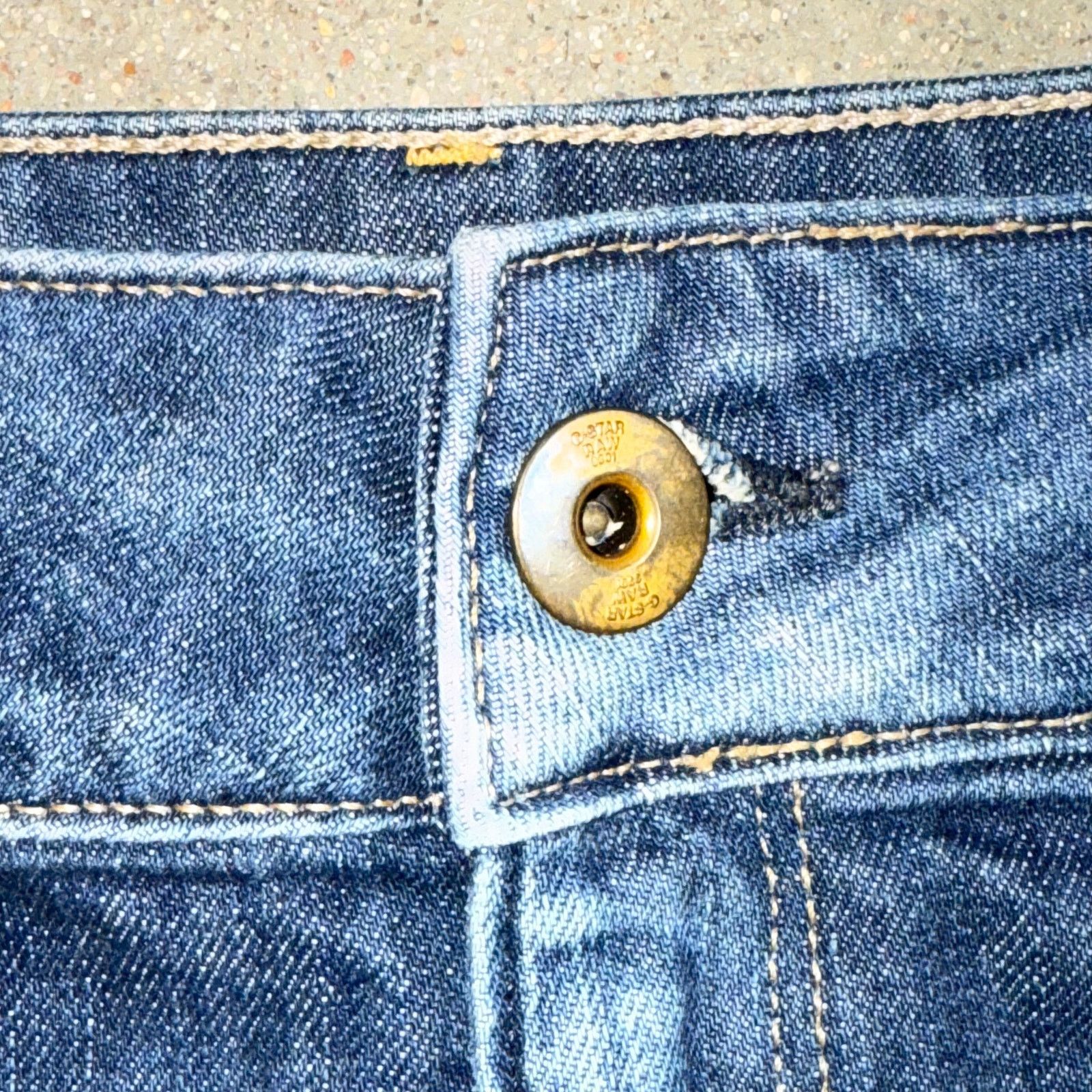 G-Star G-Star RAW Arc Mini Skirt Women’s 29 Distressed Denim Y2K Size 29" - 3 Thumbnail