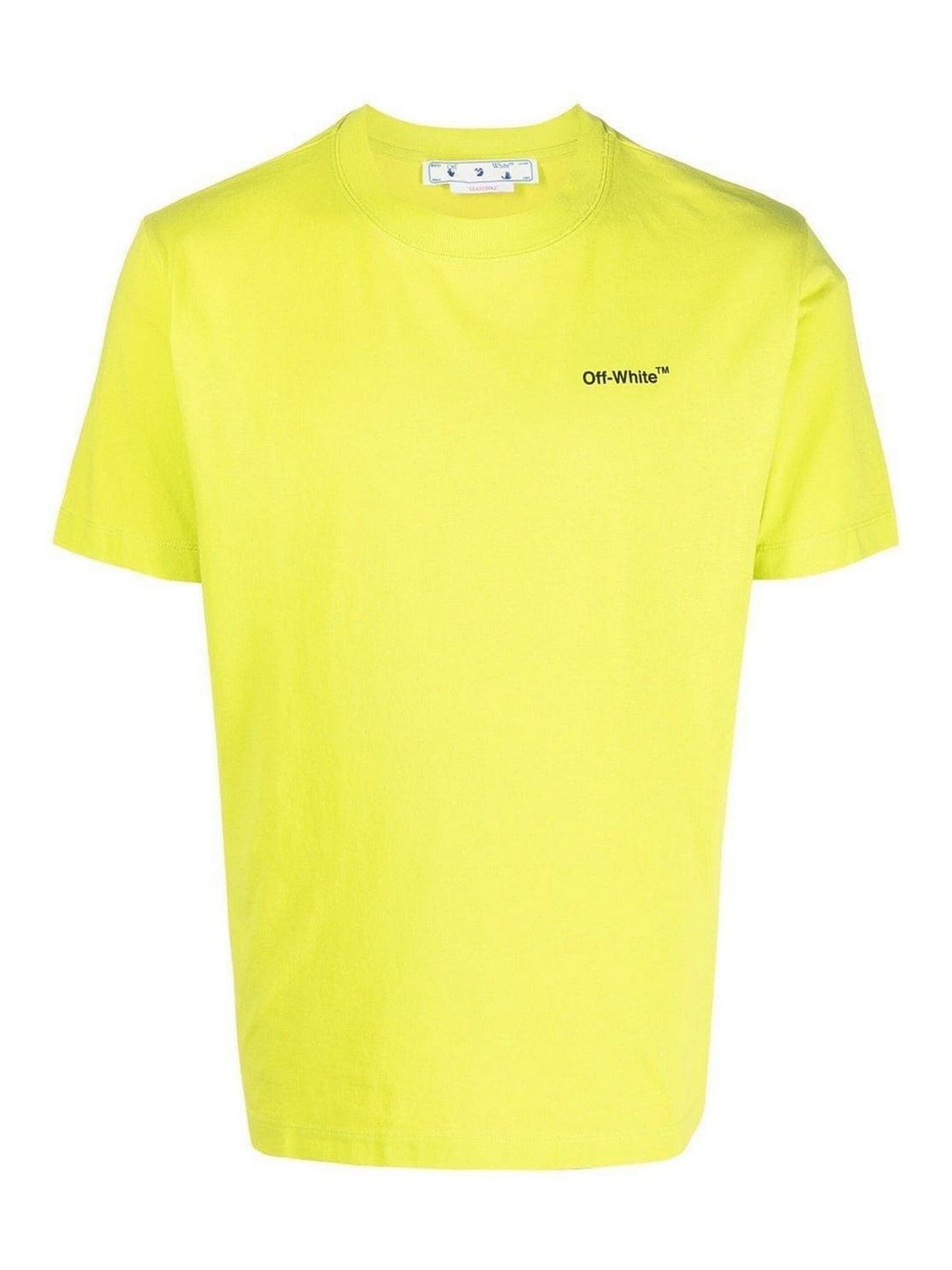 o1gr1nt0125 Caravag Arrow Slim S/S T-Shirt in Lime