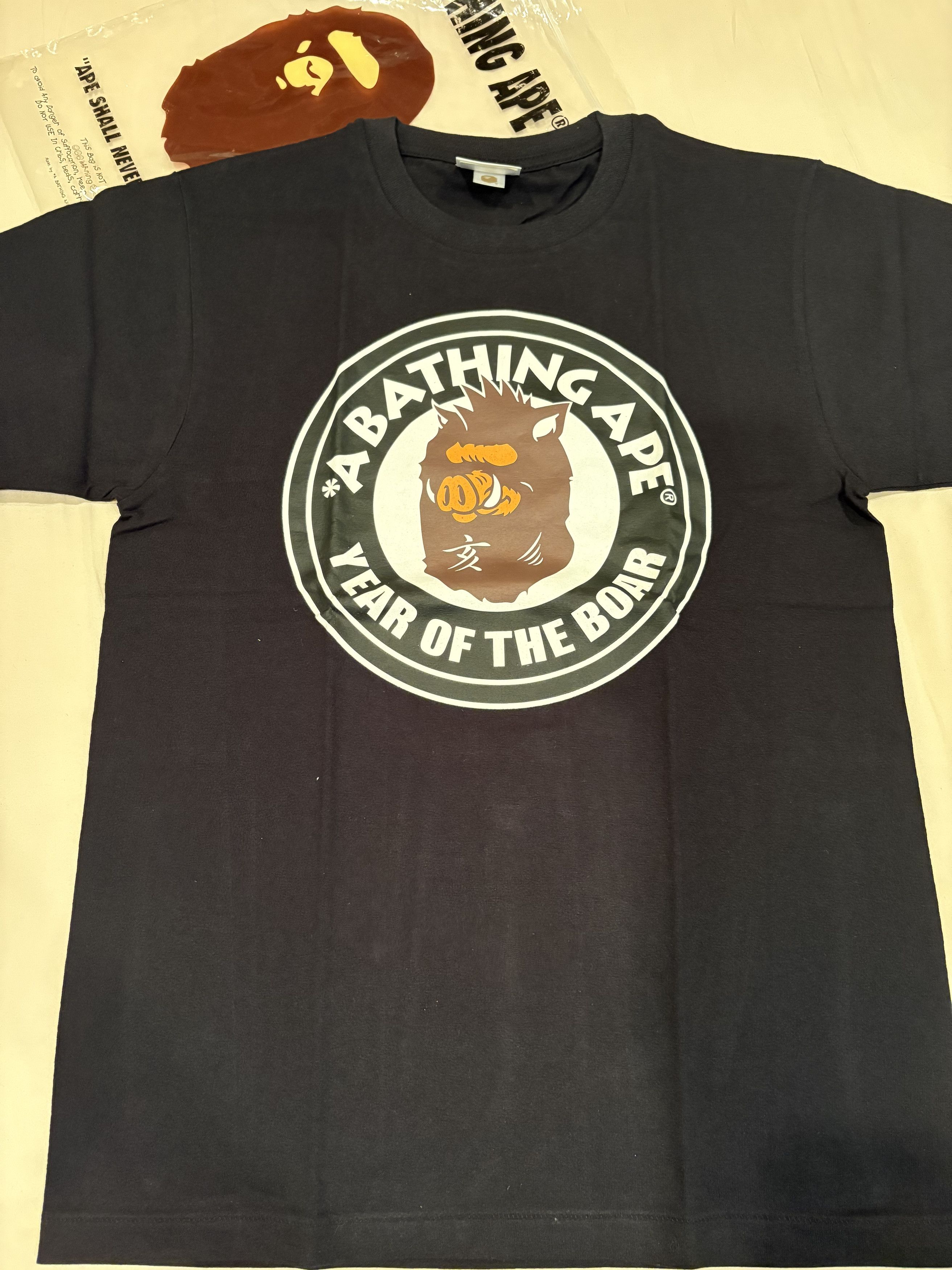 Bape Bape Year Of The Boar Tee Size US S / EU 44-46 / 1 - 2 Thumbnail