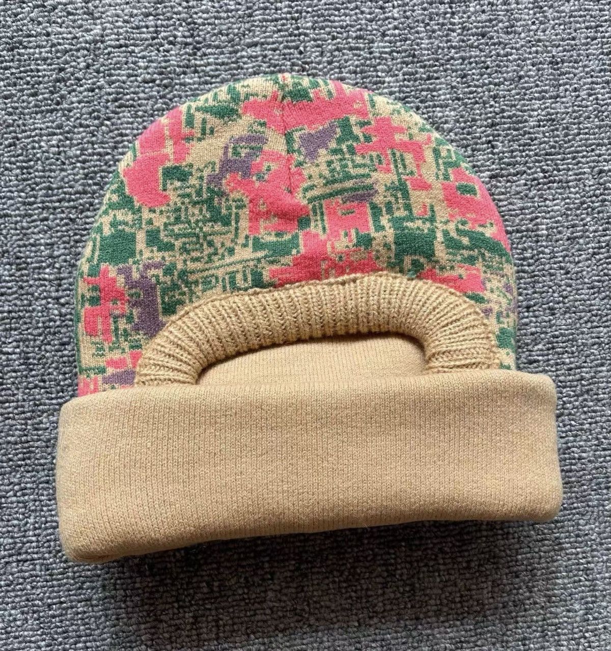 Billionaire Boys Club 22FW BBC Mosaic All-Over Print Knitted Balaclava / Beanie Size ONE SIZE - 2 Thumbnail
