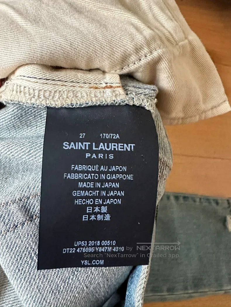Saint Laurent Paris Saint Laurent Paris Jeans Size US 27 - 4 Thumbnail