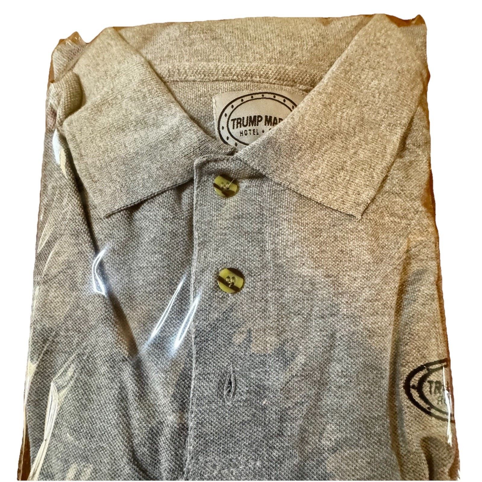 & Other Stories Vintage polo shirt Trump Marina Men’s XXL Gray Size US XXL / EU 58 / 5 - 8 Thumbnail