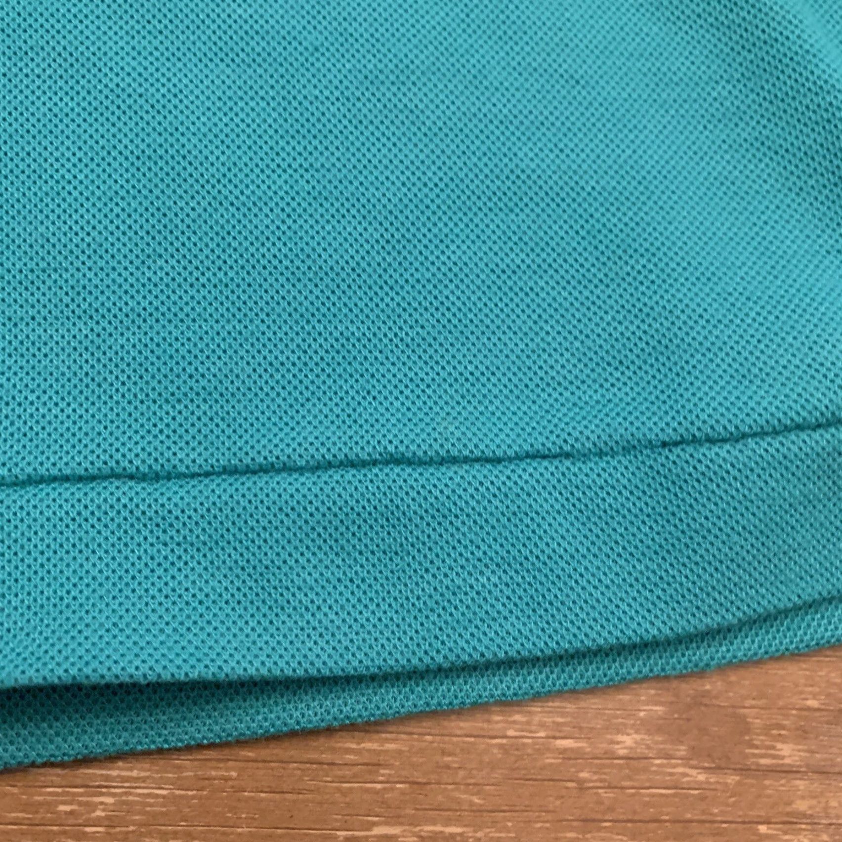 Vintage VINTAGE Bonjour Shirt Polo Shirt Women L Teal 90s NOS 90s Womens Teal Polo Size L / US 10 / IT 46 - 4 Thumbnail