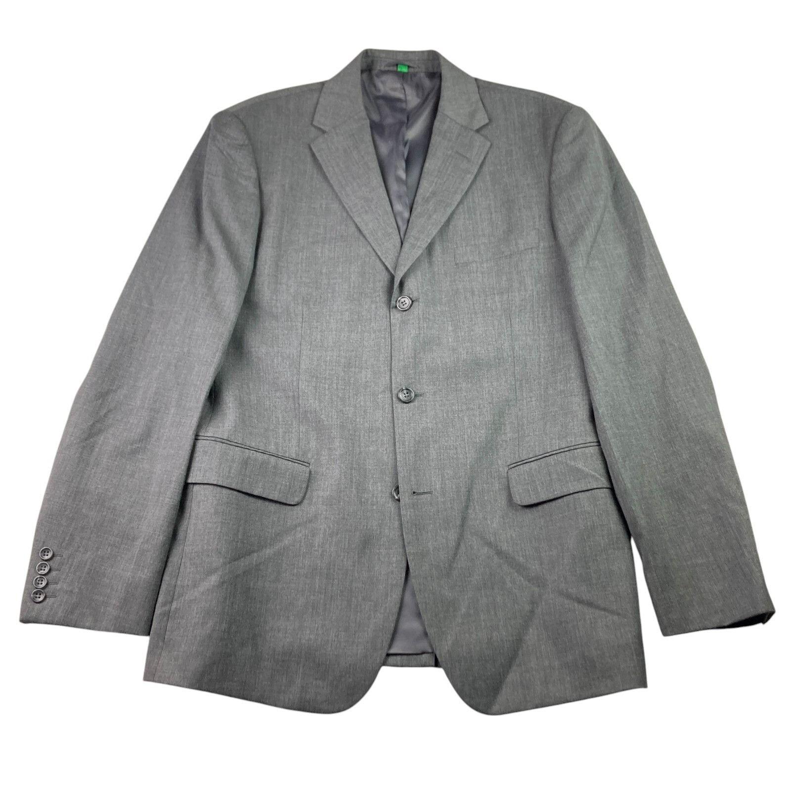 United Colors Of Benetton United Colors of Benetton Men’s 3-Button Suit Gray • US 42 L Size 42L - 2 Thumbnail
