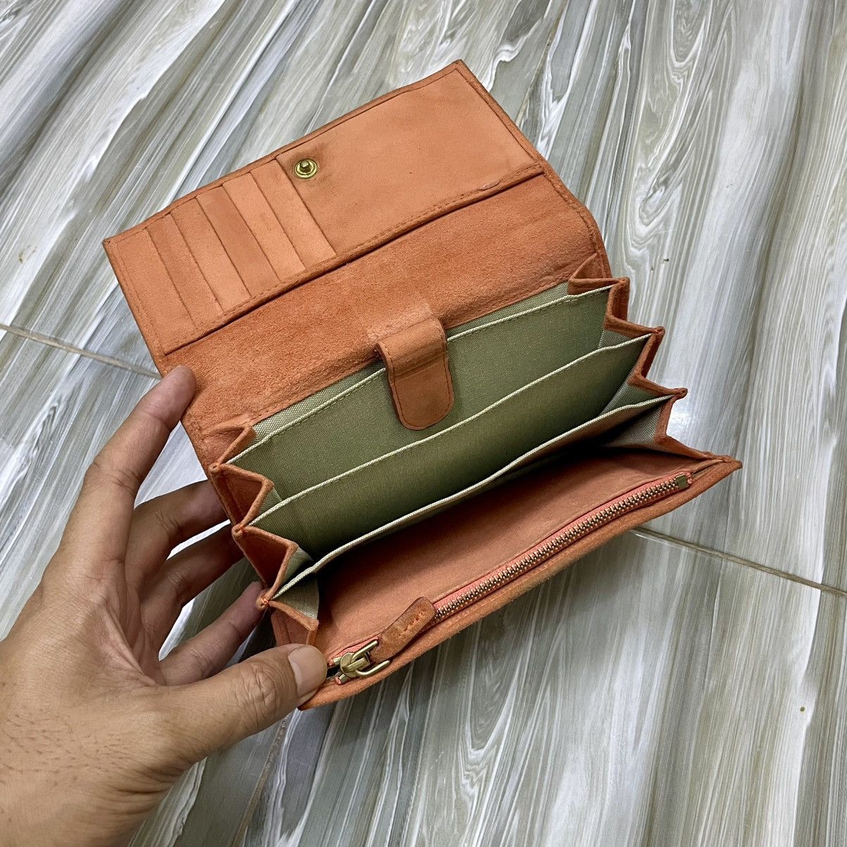 Marni Marni Suede Wallet Italy Archive | Luxury Brown Unisex Size ONE SIZE - 7 Thumbnail