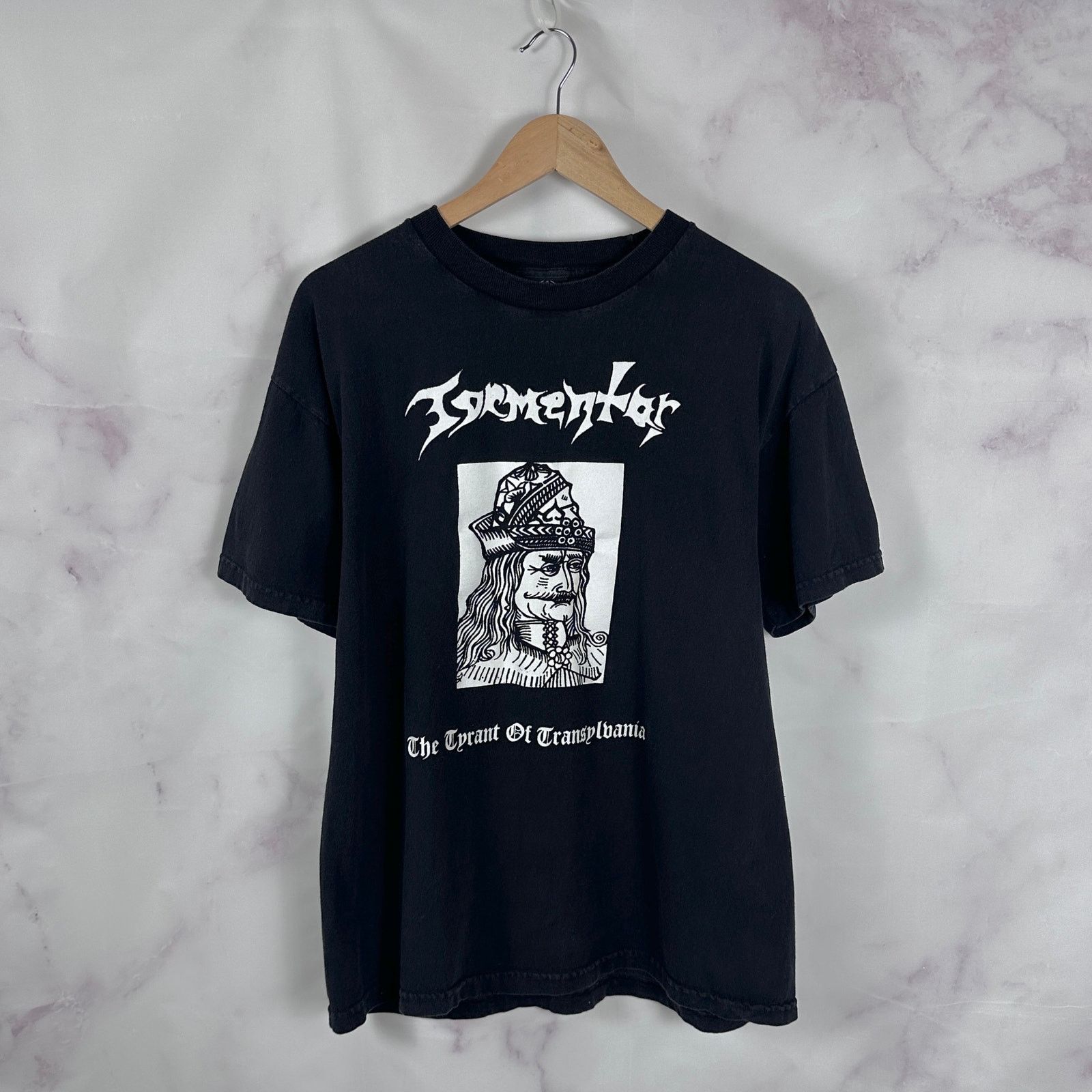 Vintage Tormentor Tyrant of Transylvania OG VARI Black Band Tee Size US L / EU 52-54 / 3 - 1 Thumbnail