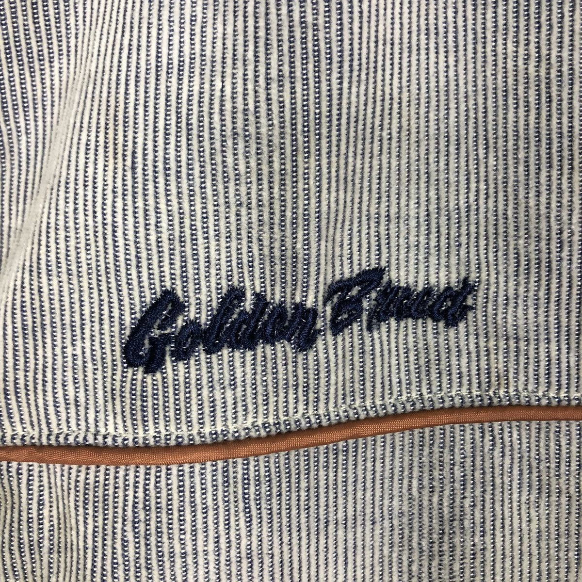 Japanese Brand 🔥VINTAGE HICKORY BOMBER JACKET GOLDEN BREED SURF & SPORTS Size US M / EU 48-50 / 2 - 18 Thumbnail