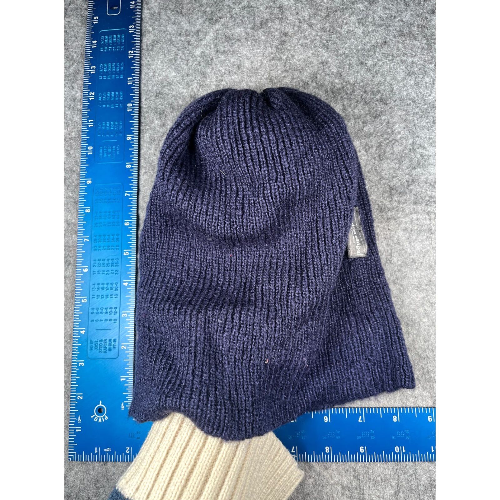 Vintage Wooden Ships Toque Knit Wool Acrylic Blend Beanie Adult One Size Blue Winter Ski Outdoor Mens Womens Unisex Beanie Size ONE SIZE - 5 Thumbnail