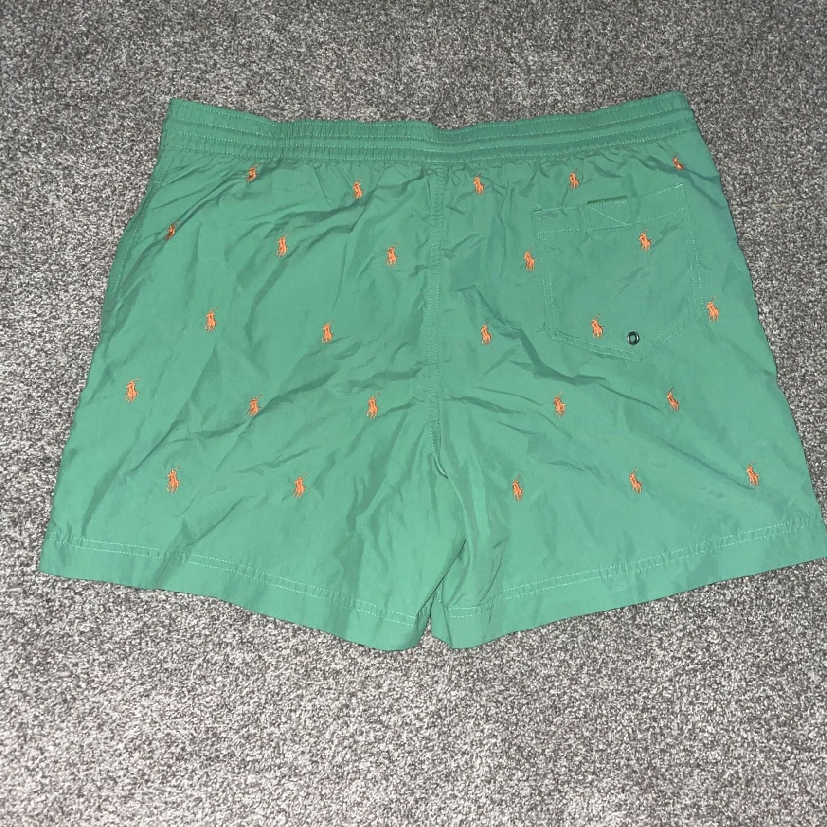Polo Ralph Lauren Polo Ralph Lauren Board Shorts Mens Size L Green Beach Swim Bottom Regular Type Polo Ralph Lauren Green Board Shorts Mens Size L Size US L / EU 52-54 / 3 - 3 Thumbnail