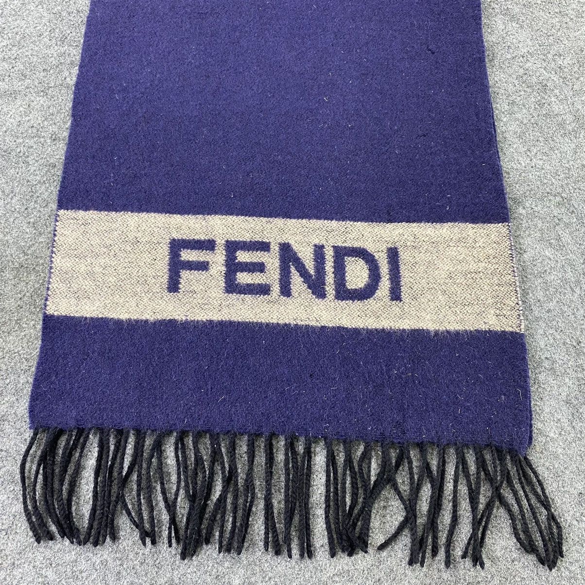 Fendi × Vintage Fendi Scarf / Muffler/ Neckwear - T1178 Size ONE SIZE - 5 Thumbnail