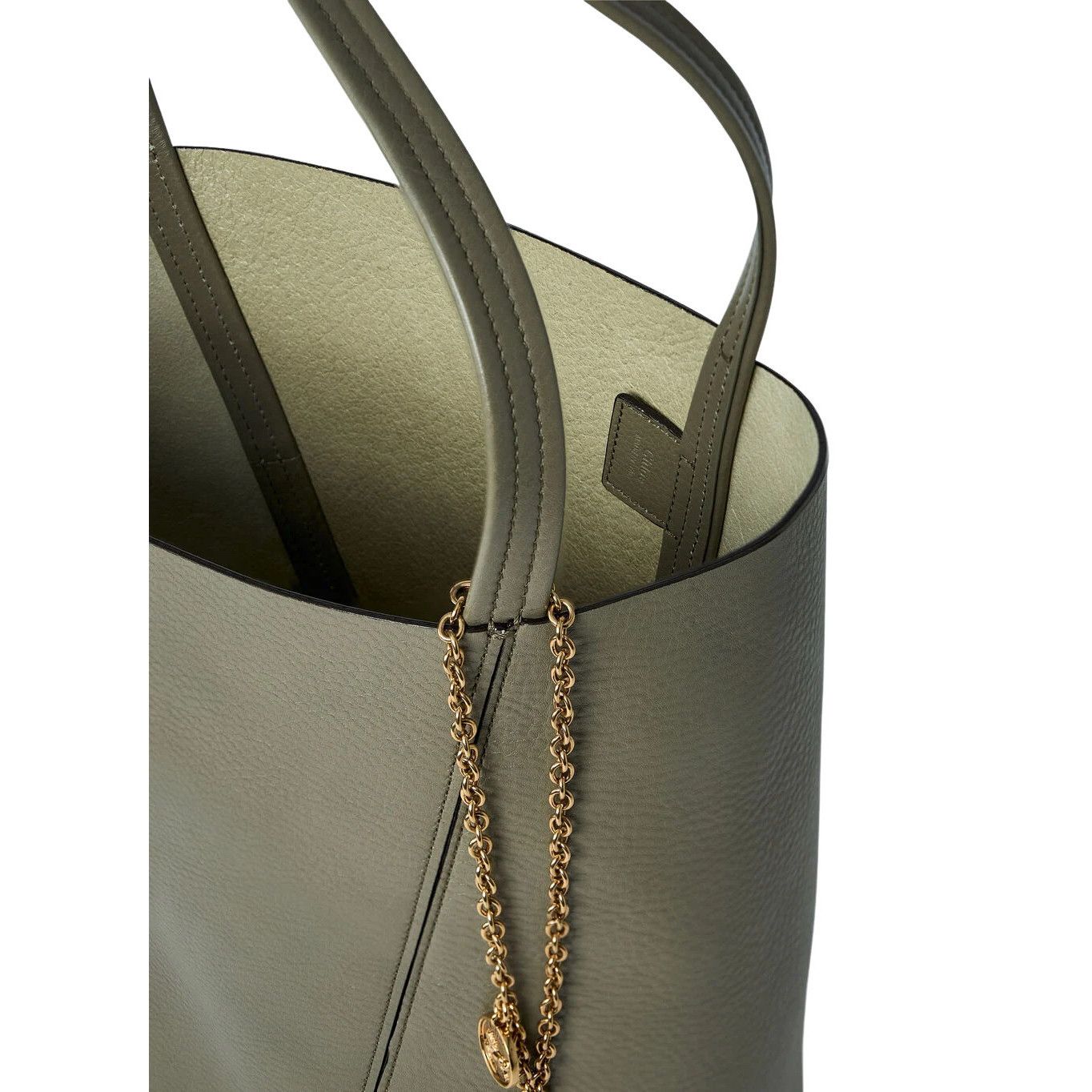 Chloe Chloe Medium Spin Aloe Green Grained Leather Tote Bag New & Size ONE SIZE - 4 Thumbnail
