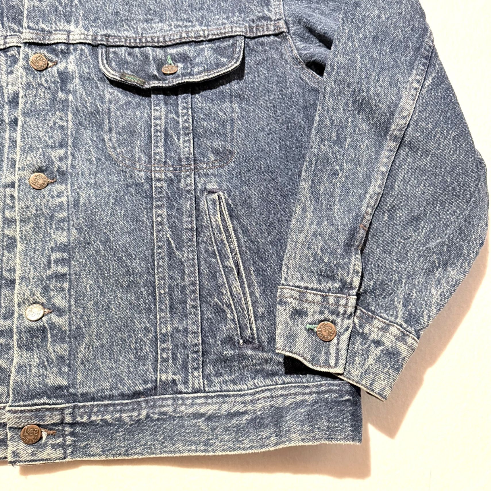 Lee VINTAGE Lee Jackets Trucker Jacket Men Blue XS? No, size L. Size US L / EU 52-54 / 3 - 7 Thumbnail