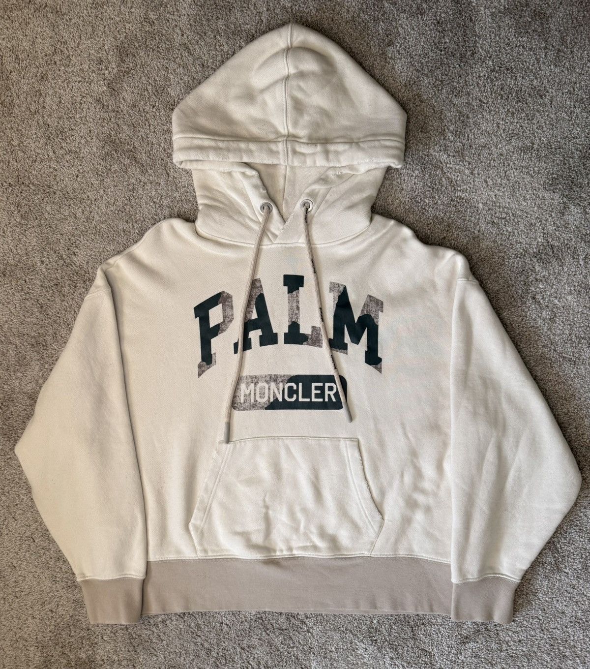 Moncler × Palm Angels Moncler x Palm Angels Logo Hoodie Size US M / EU 48-50 / 2 - 1 Thumbnail