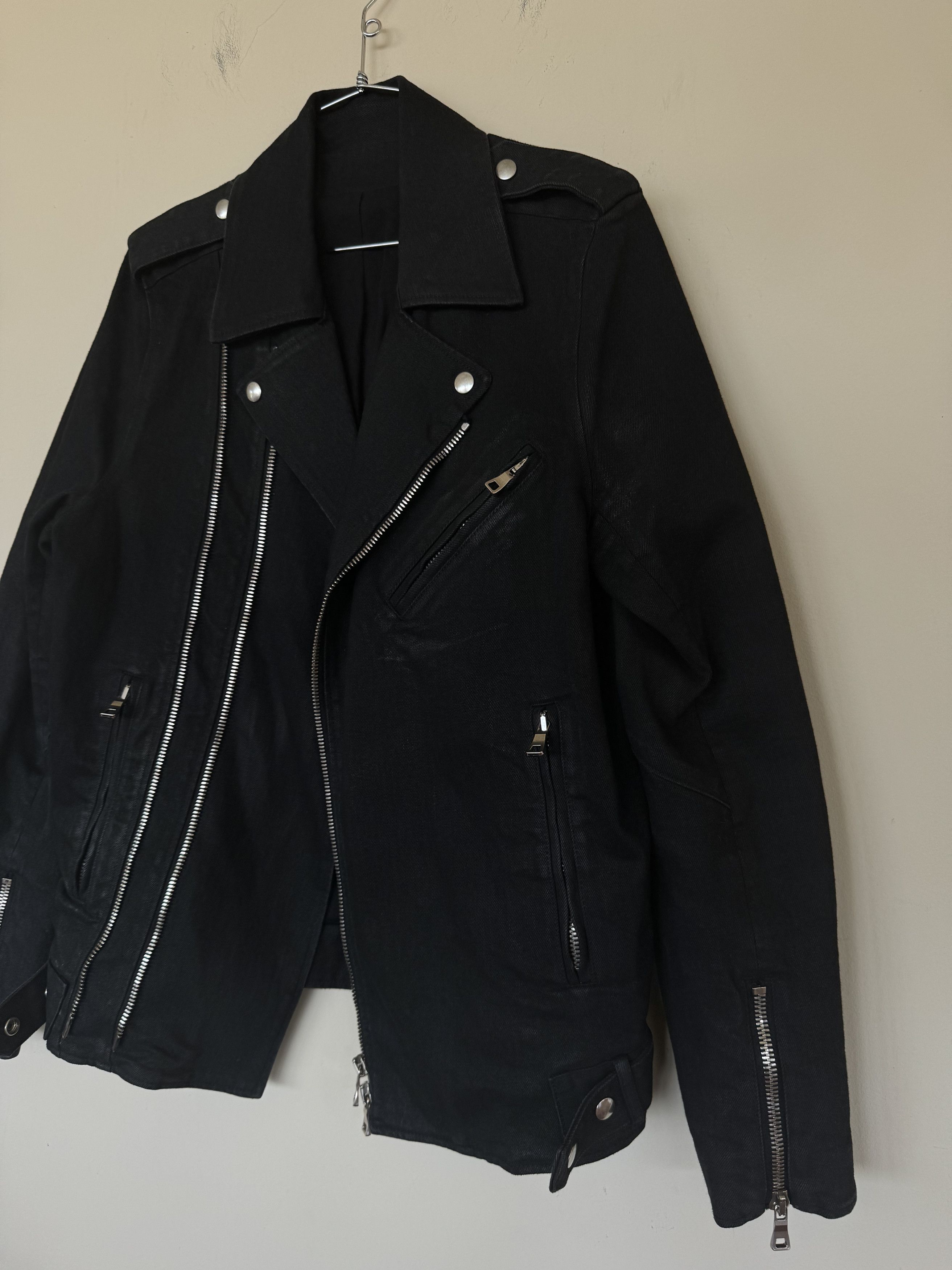 Balmain Balmain Denim Perfecto Jacket Size US XL / EU 56 / 4 - 4 Thumbnail