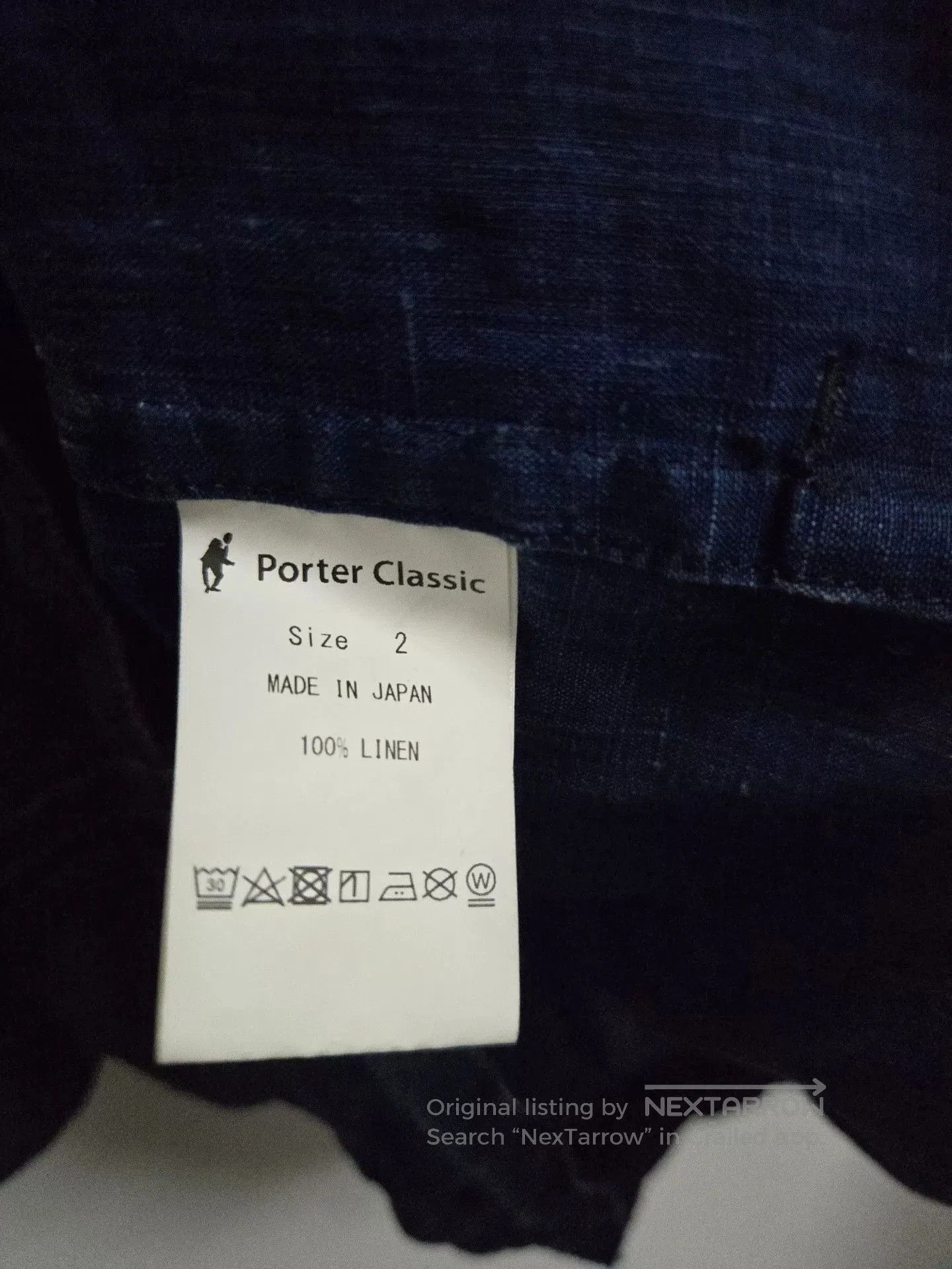 Porter Classic Porter Classic Farmers Linen Overshirt. Size US M / EU 48-50 / 2 - 4 Thumbnail