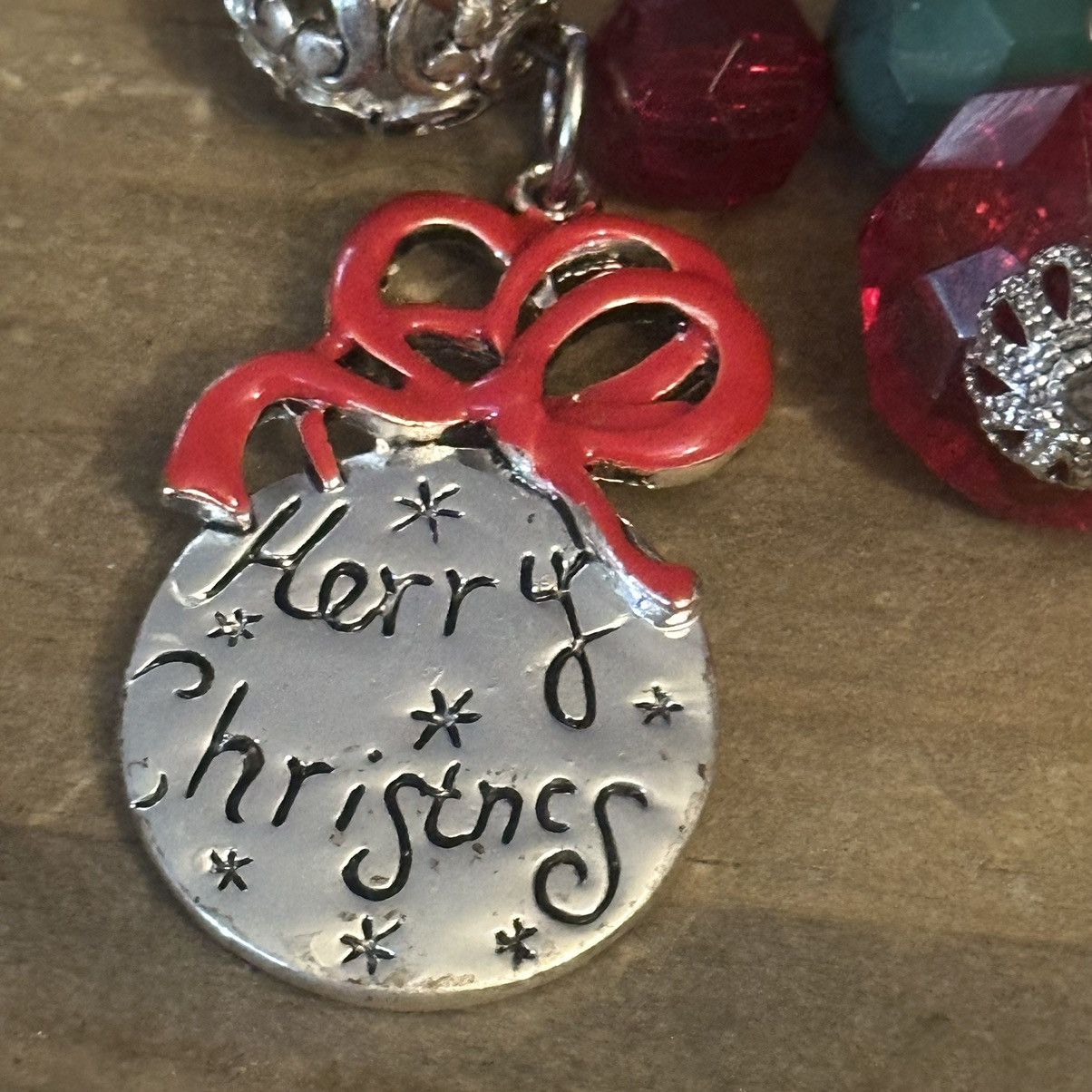 Other Christmas bead charm bracelet Size ONE SIZE - 7 Thumbnail