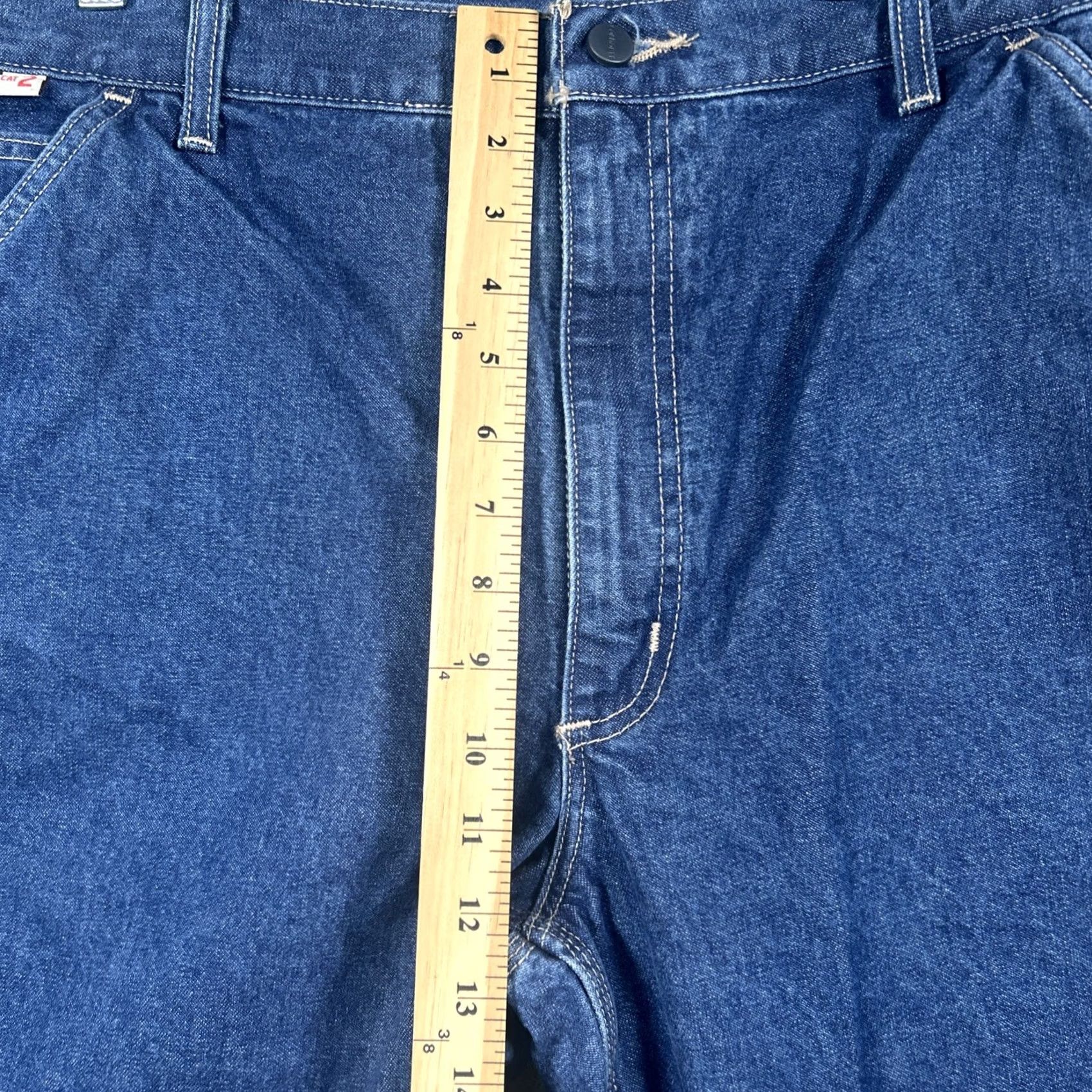 Carhartt Carhartt Jeans Men's 38x34 Flame Resistant Loose Fit Denim Signature Logo Blue Size US 38 / EU 54 - 6 Thumbnail