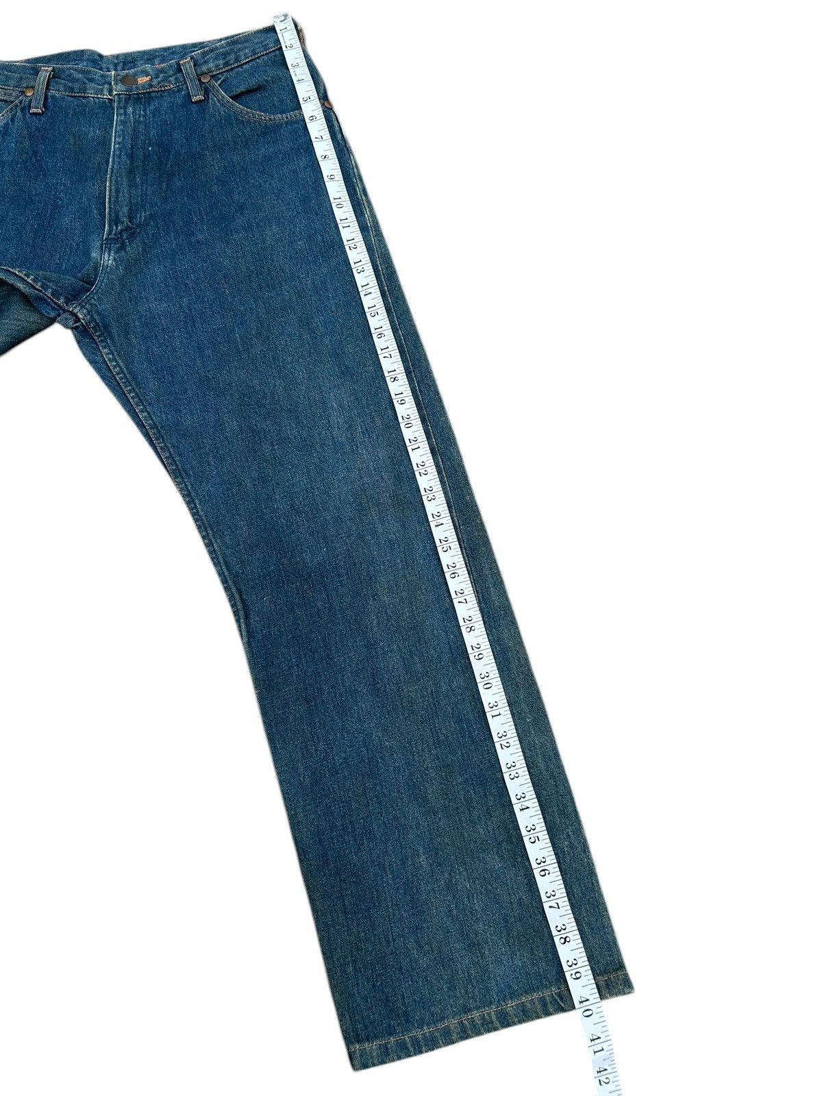 Kapital Vintage Wrangler Blue Bell Selvedge Distressed Denim Jeans Size US 32 / EU 48 - 18 Thumbnail